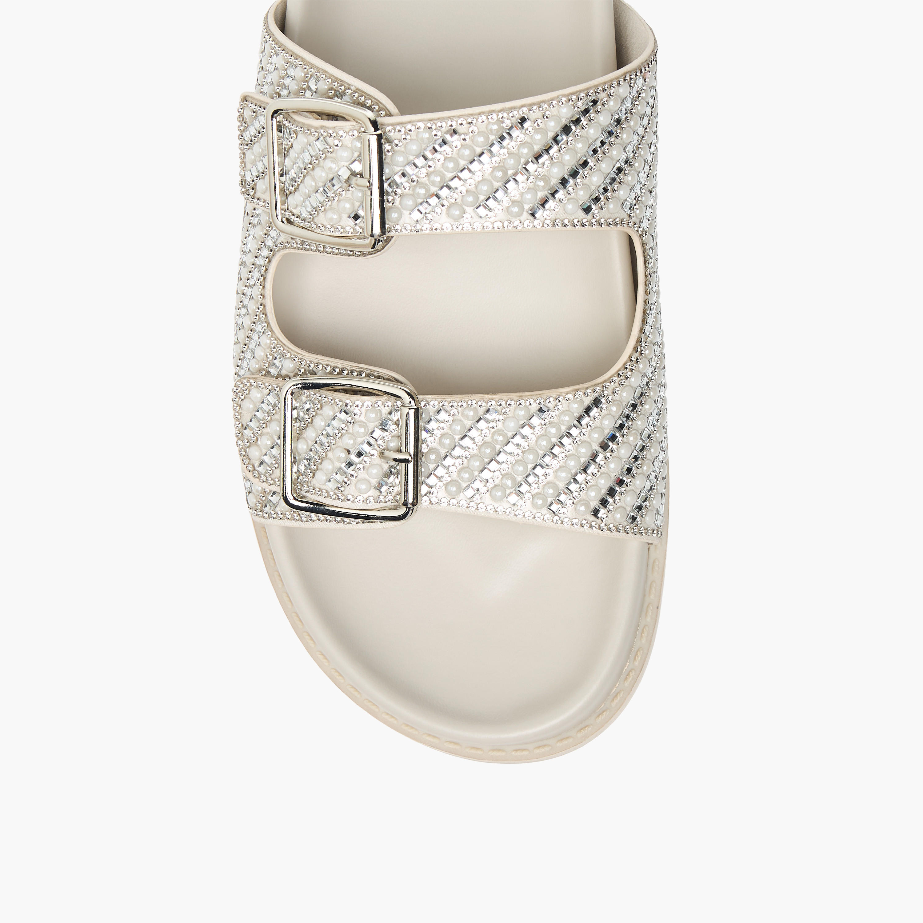 Flora Bella Embellished Slip-On Sandals with Buckle Accent-women-shoes-flats-sandals-image-3