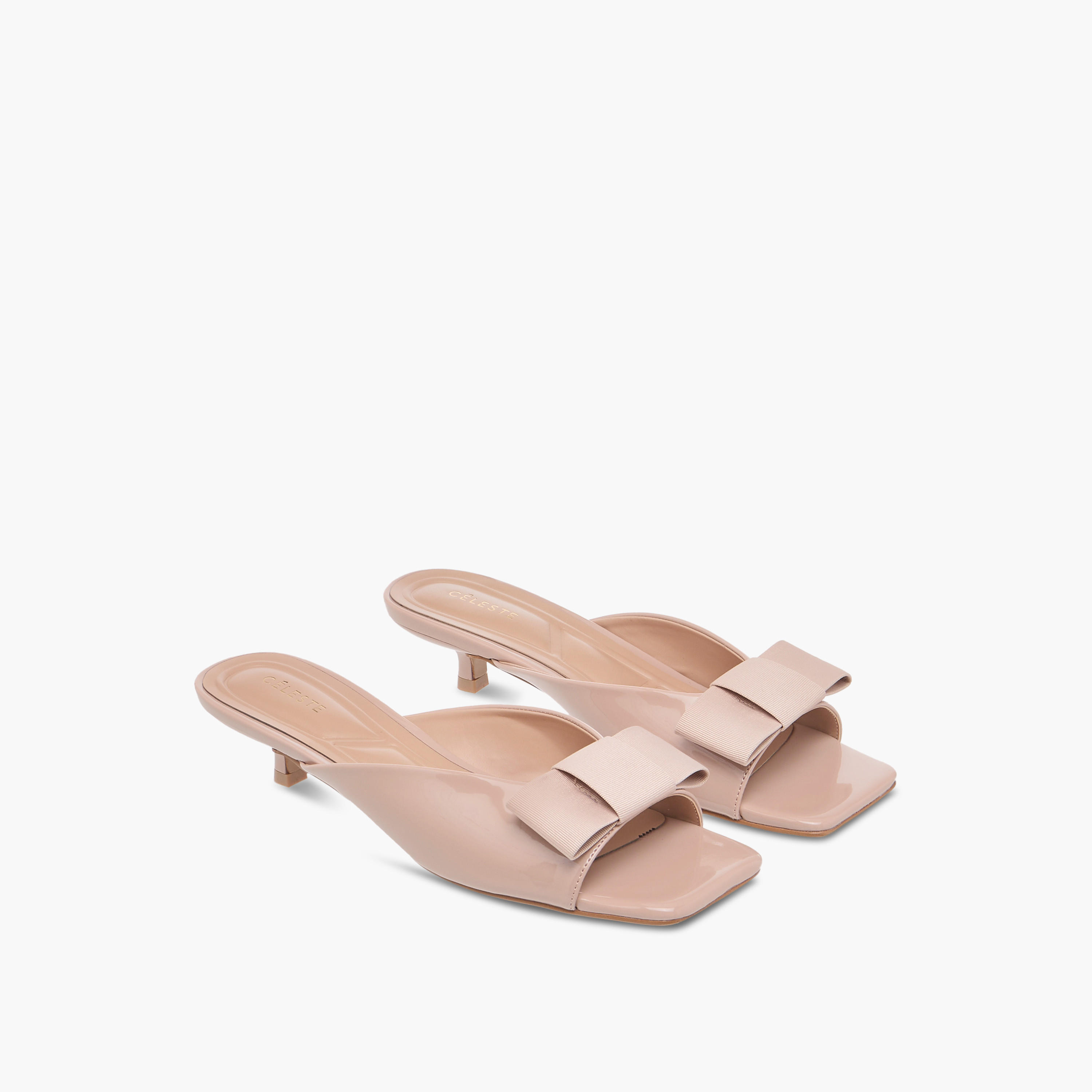 صندل سهل الارتداء بزخارف فيونكة وكعب صغير للنساء من سليسيت-women-shoes-sandals-heeled-image-1