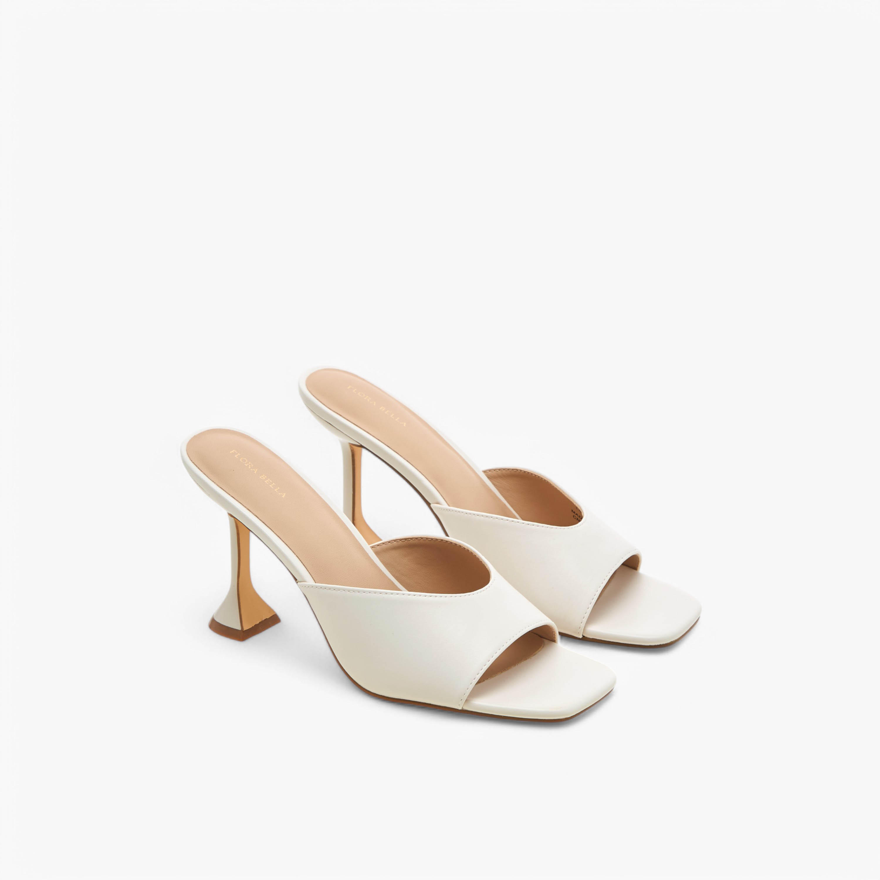 Flora Bella Solid Slip-On Sandals with Flared Heels-women-shoes-sandals-heeled-image-1