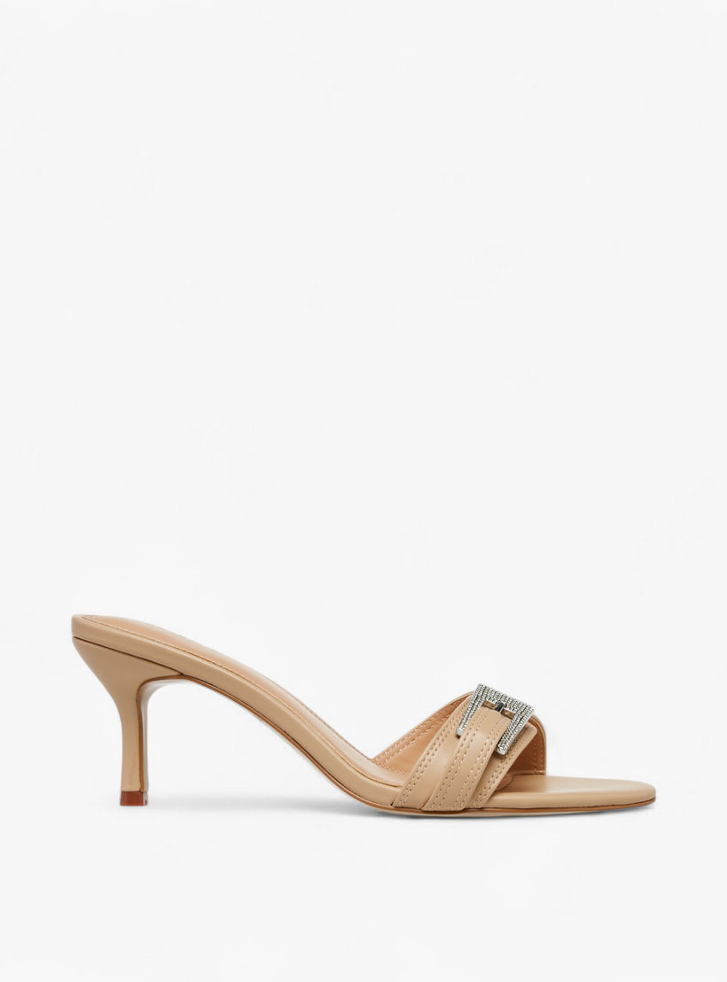Celeste Women's Buckle Embellished Slip-On Sandals with Stiletto Heels-women-shoes-sandals-heeled-image-3