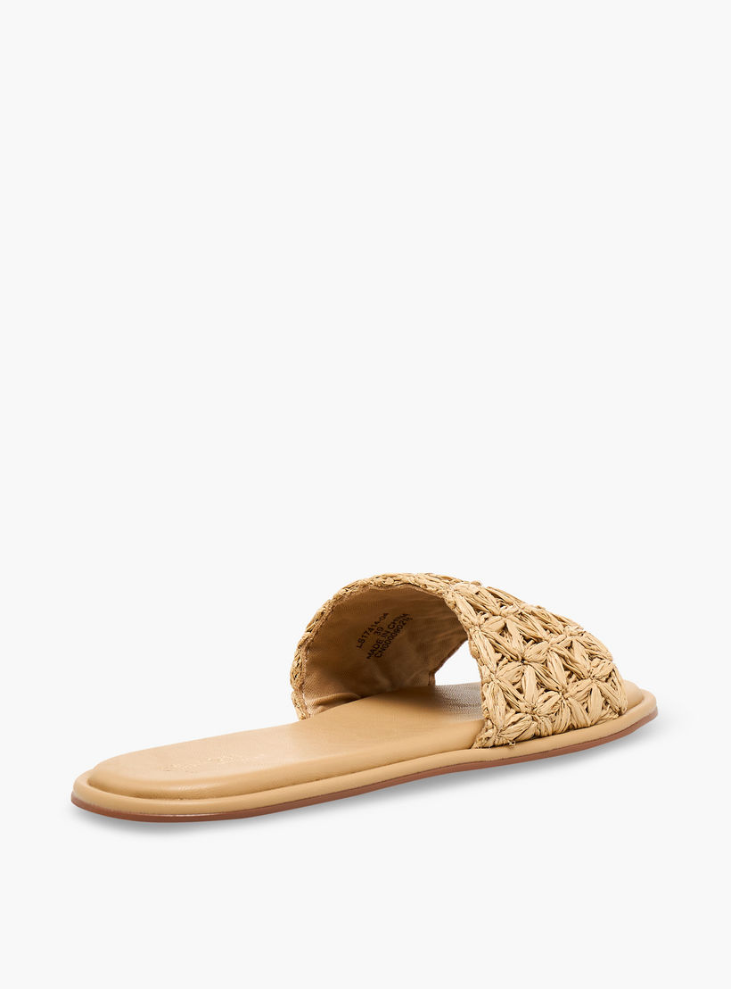 صندل مسطح منسوج بارز الملمس للنساء من سيليست-women-shoes-sandals-flats-image-4