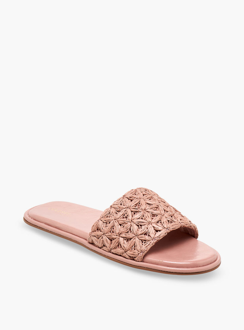 صندل مسطح منسوج بارز الملمس للنساء من سيليست-women-shoes-sandals-flats-image-2