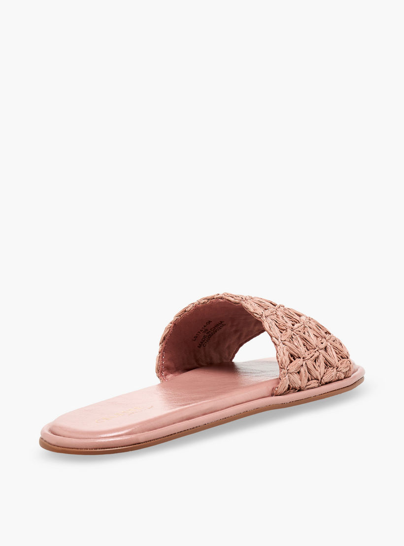 صندل مسطح منسوج بارز الملمس للنساء من سيليست-women-shoes-sandals-flats-image-4