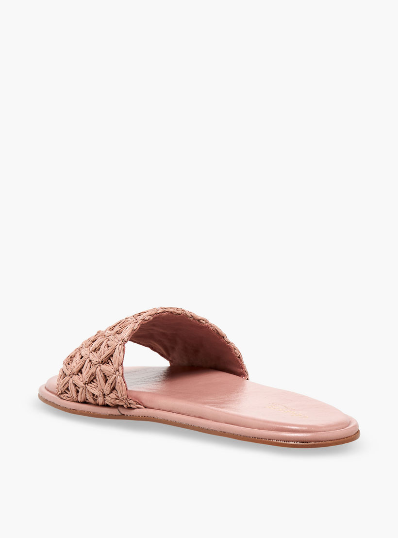 صندل مسطح منسوج بارز الملمس للنساء من سيليست-women-shoes-sandals-flats-image-5