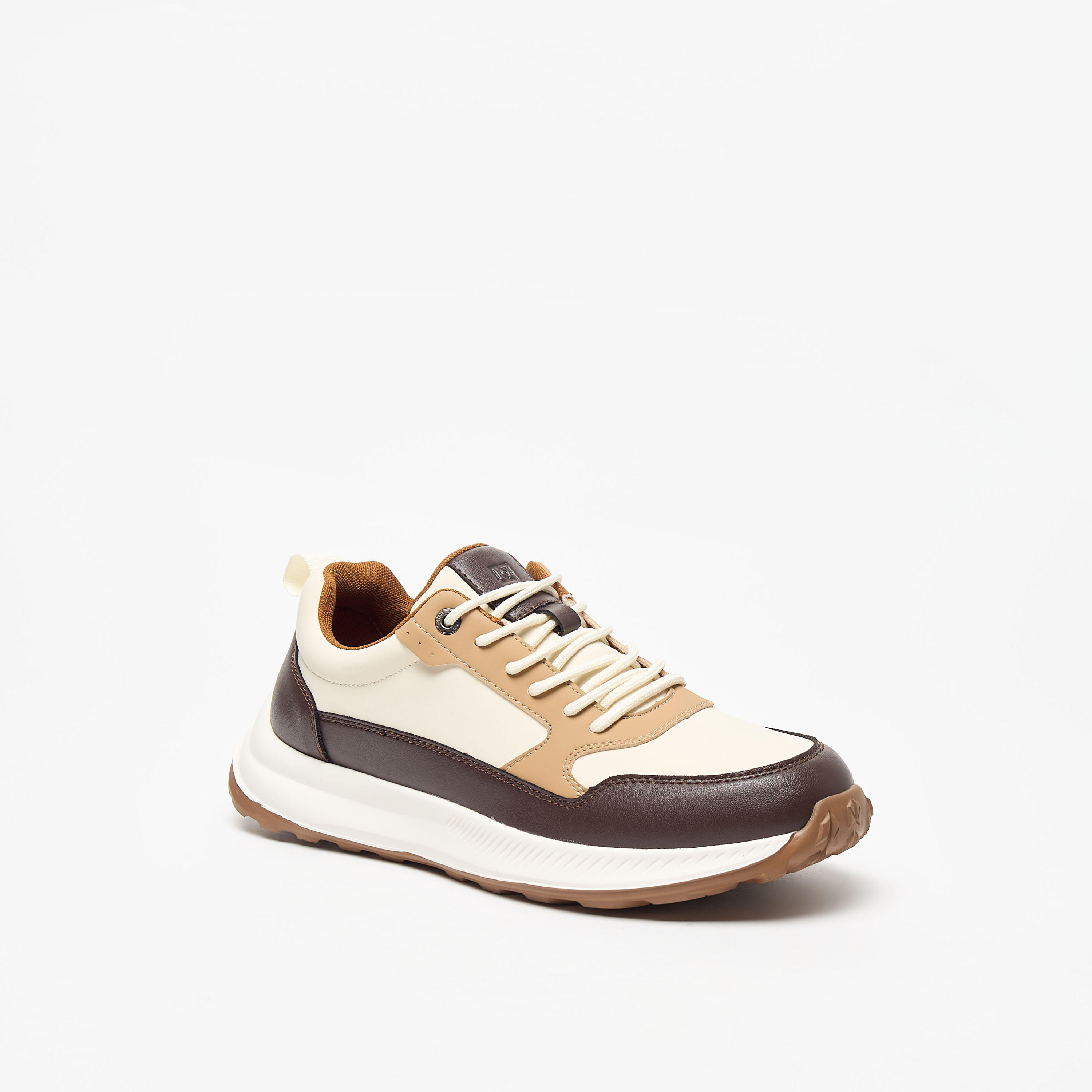 Duchini Men's Solid Sneakers with Lace-Up Closure-men-shoes-sneakers-image-1