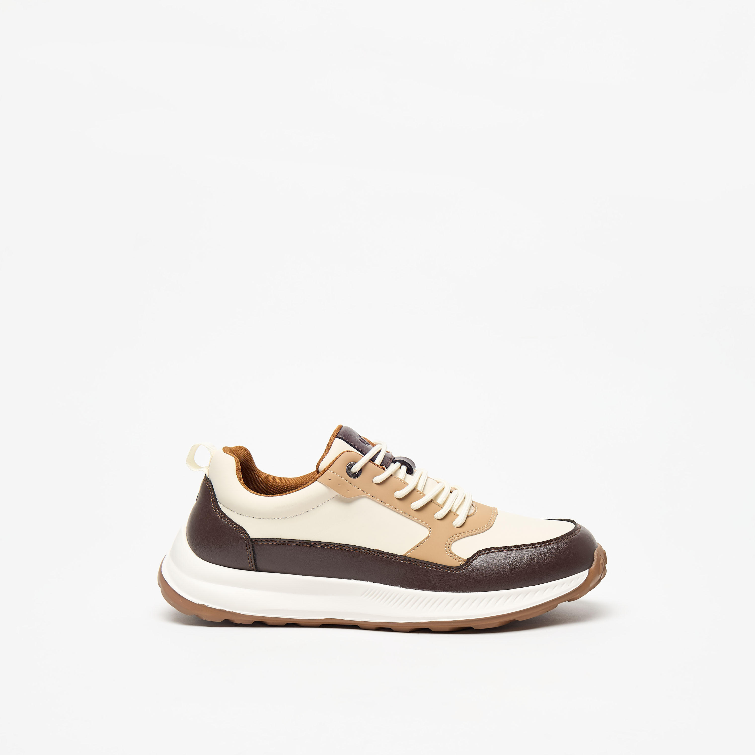 Duchini Men's Solid Sneakers with Lace-Up Closure-men-shoes-sneakers-image-3