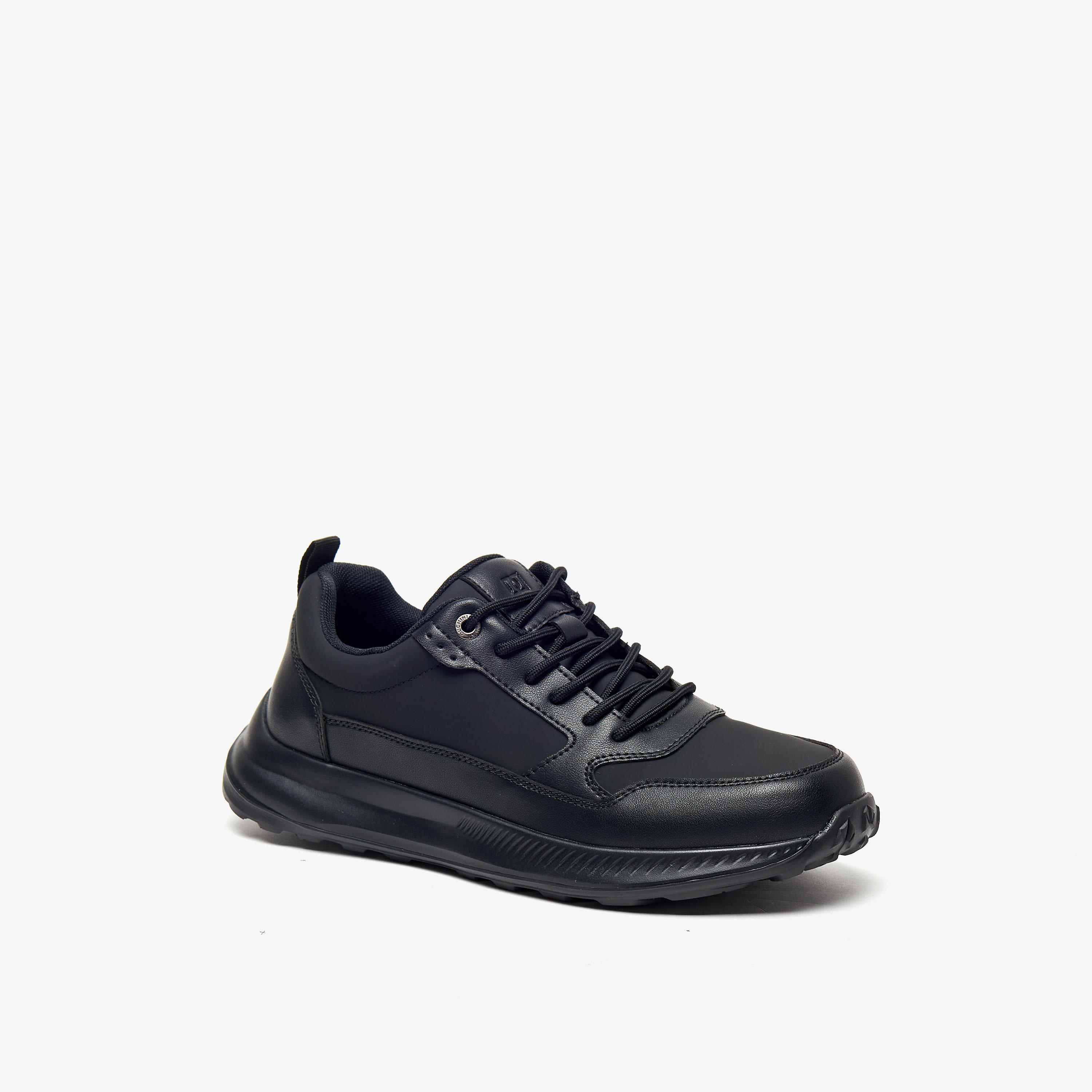 حذاء سنيكرز سادة برباط إغلاق للرجال من دوتشيني-men-shoes-sneakers-image-1