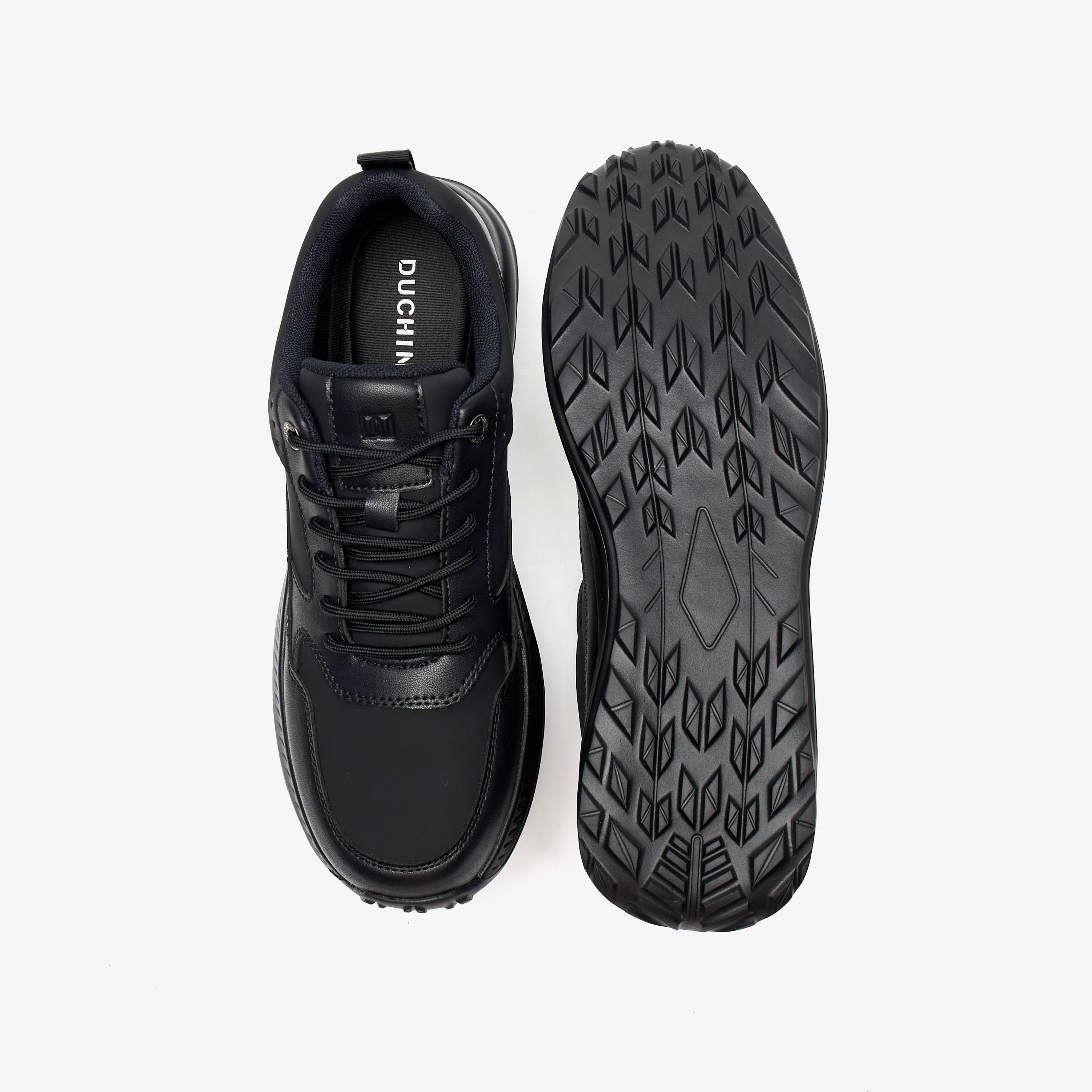 حذاء سنيكرز سادة برباط إغلاق للرجال من دوتشيني-men-shoes-sneakers-image-4