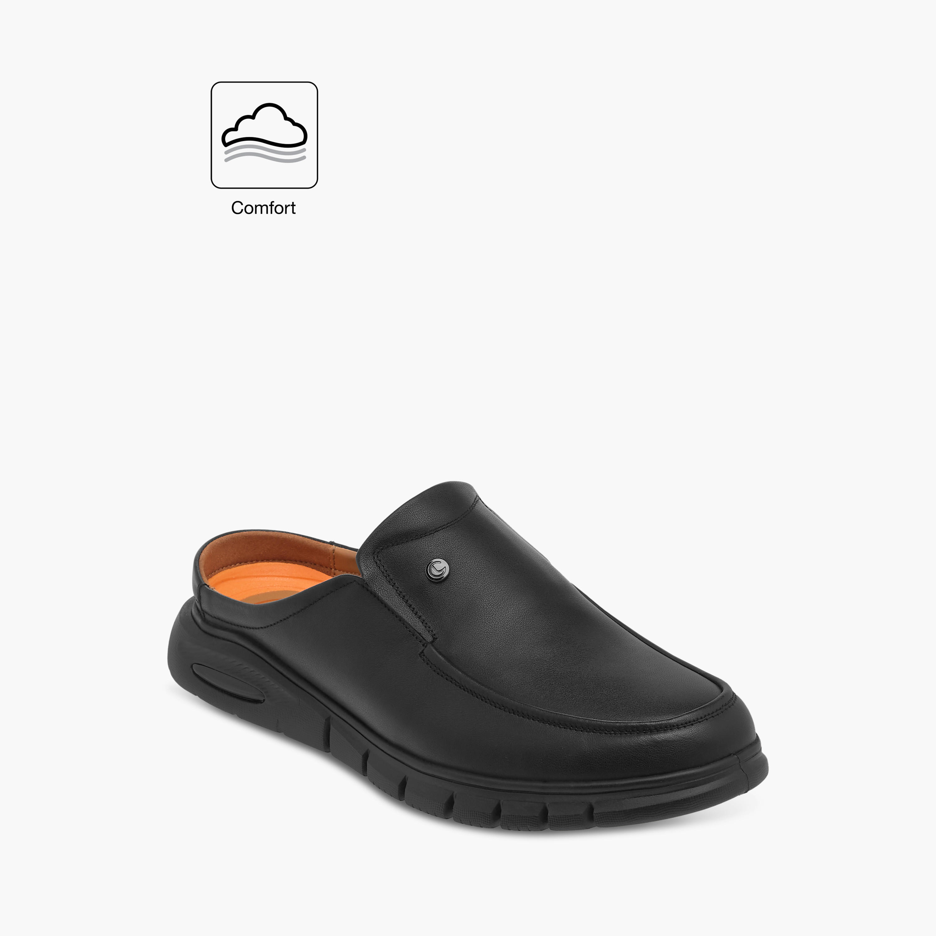 Le Confort Solid Slip-On Comfort Mules-men-shoes-loafersandmoccasins-image-2
