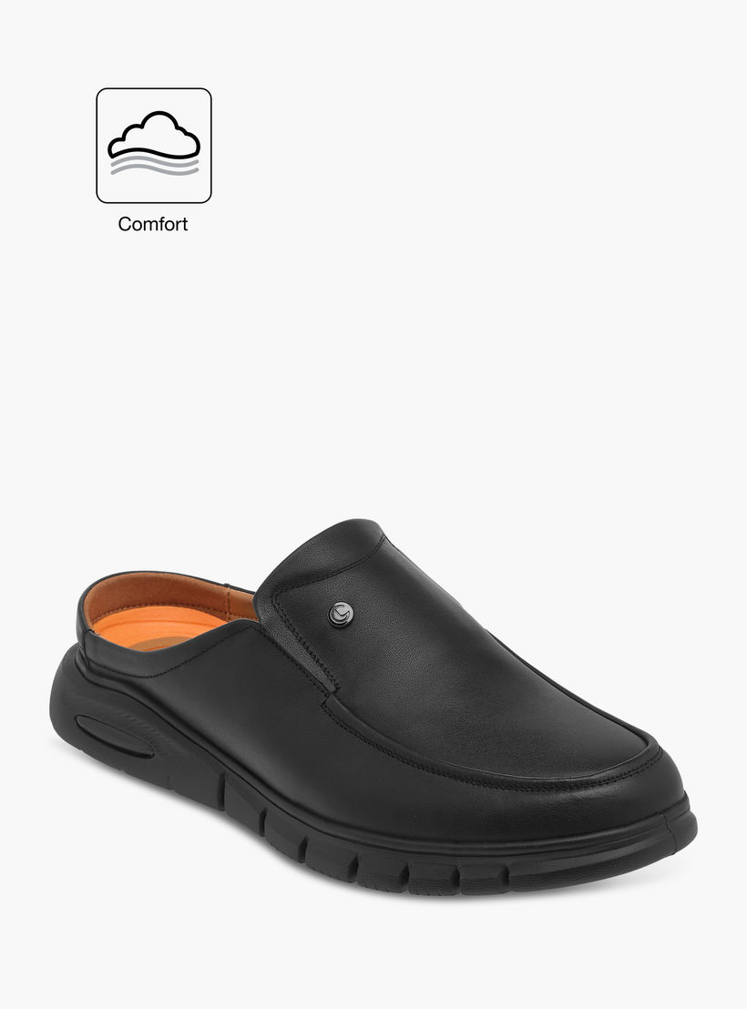 Le Confort Solid Slip-On Comfort Mules-men-shoes-loafersandmoccasins-image-2