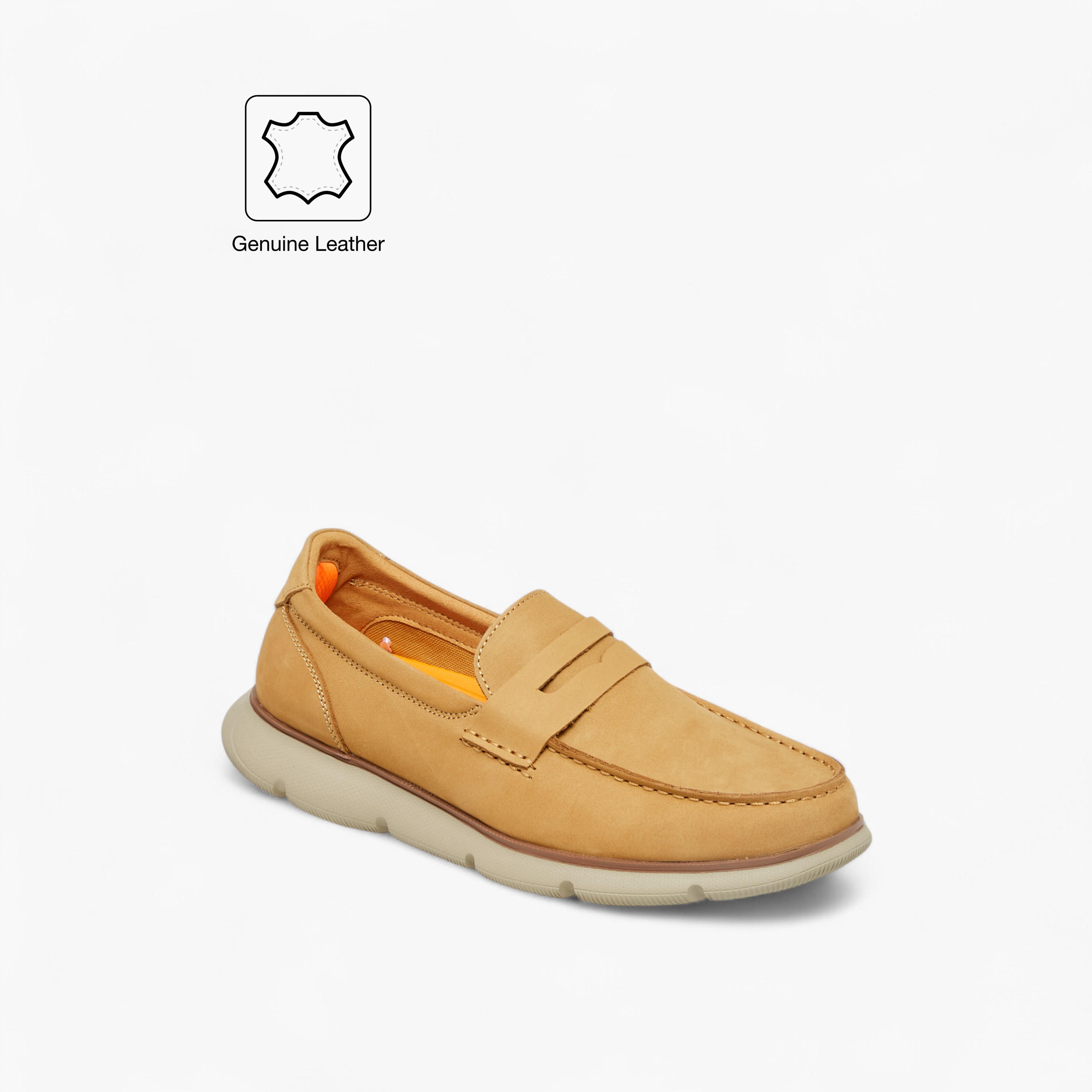 Le Confort Leather Solid Slip-On Moccasins-men-shoes-loafersandmoccasins-image-2