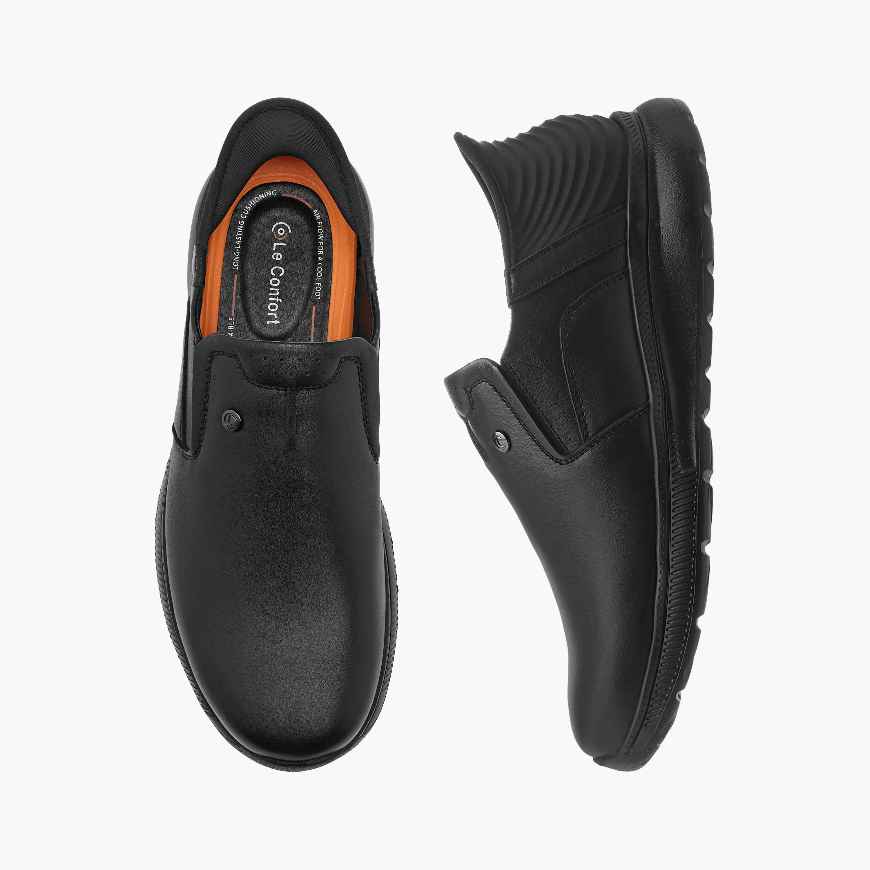 حذاء سهل الارتداء سادة مريح من لو كونفورت-men-shoes-loafersandmoccasins-image-6