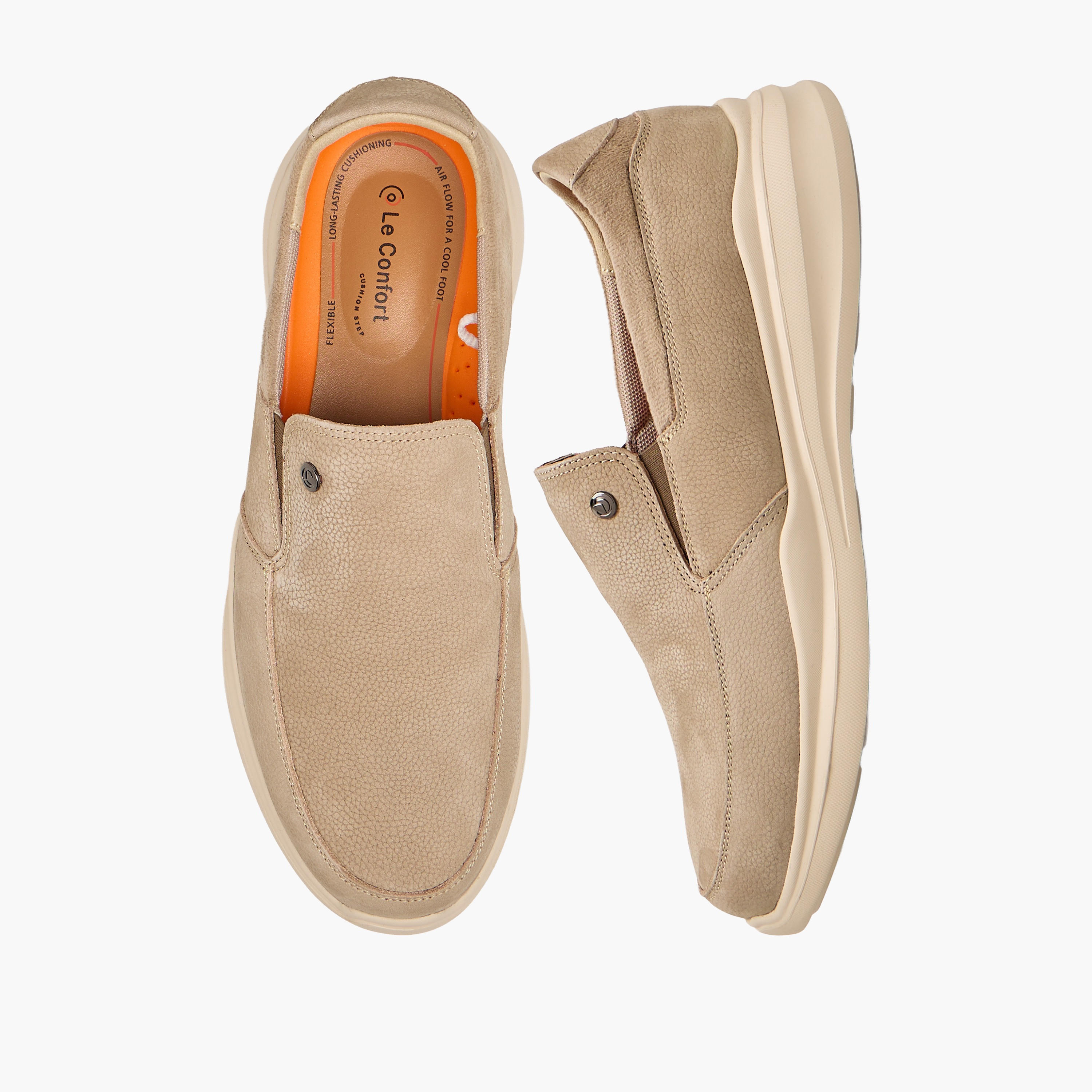 Le Confort Men Slip-On Leather Loafers-men-shoes-formalshoes-image-1