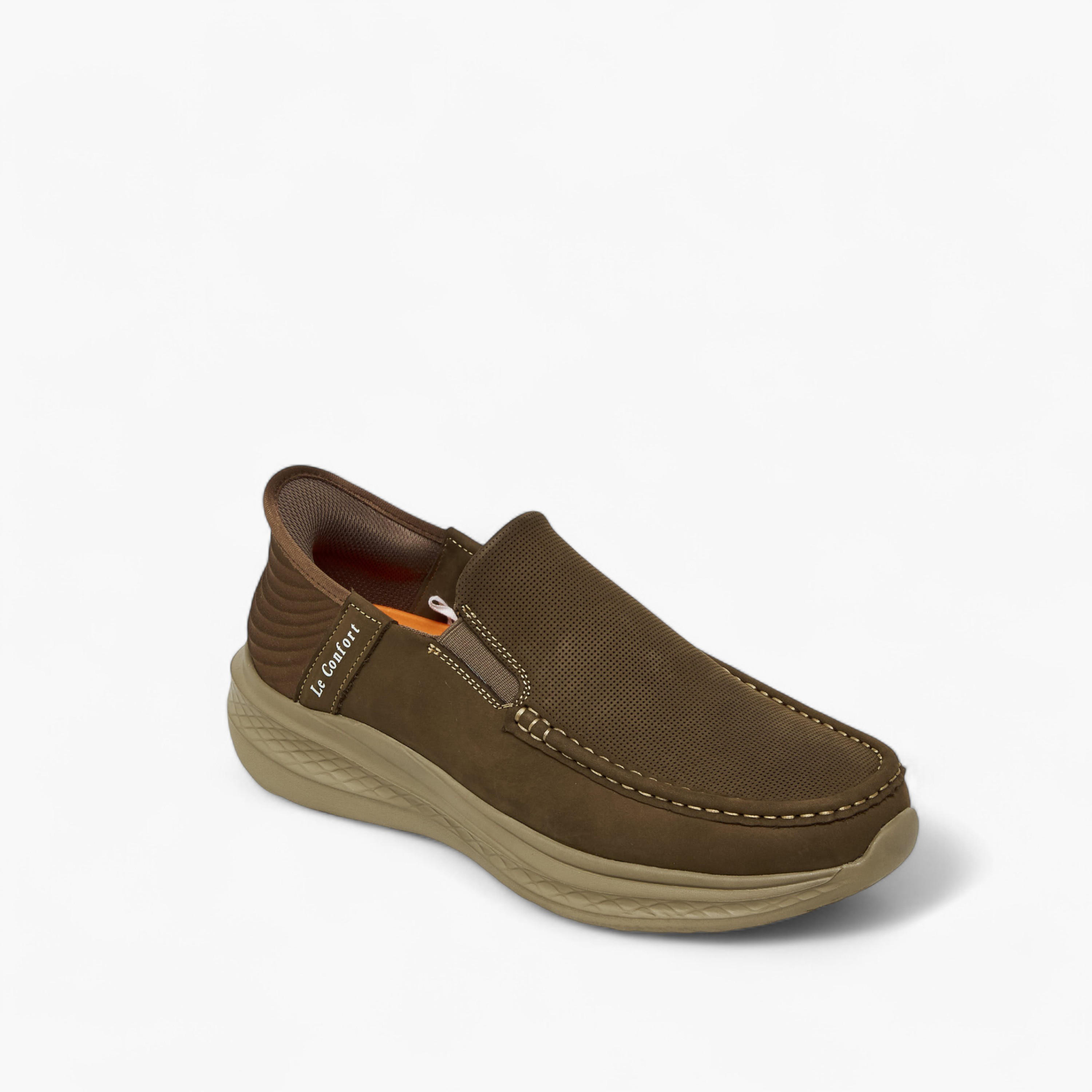 Le Confort Men Genuine Leather Slip-On Loafers-men-shoes-loafersandmoccasins-image-2