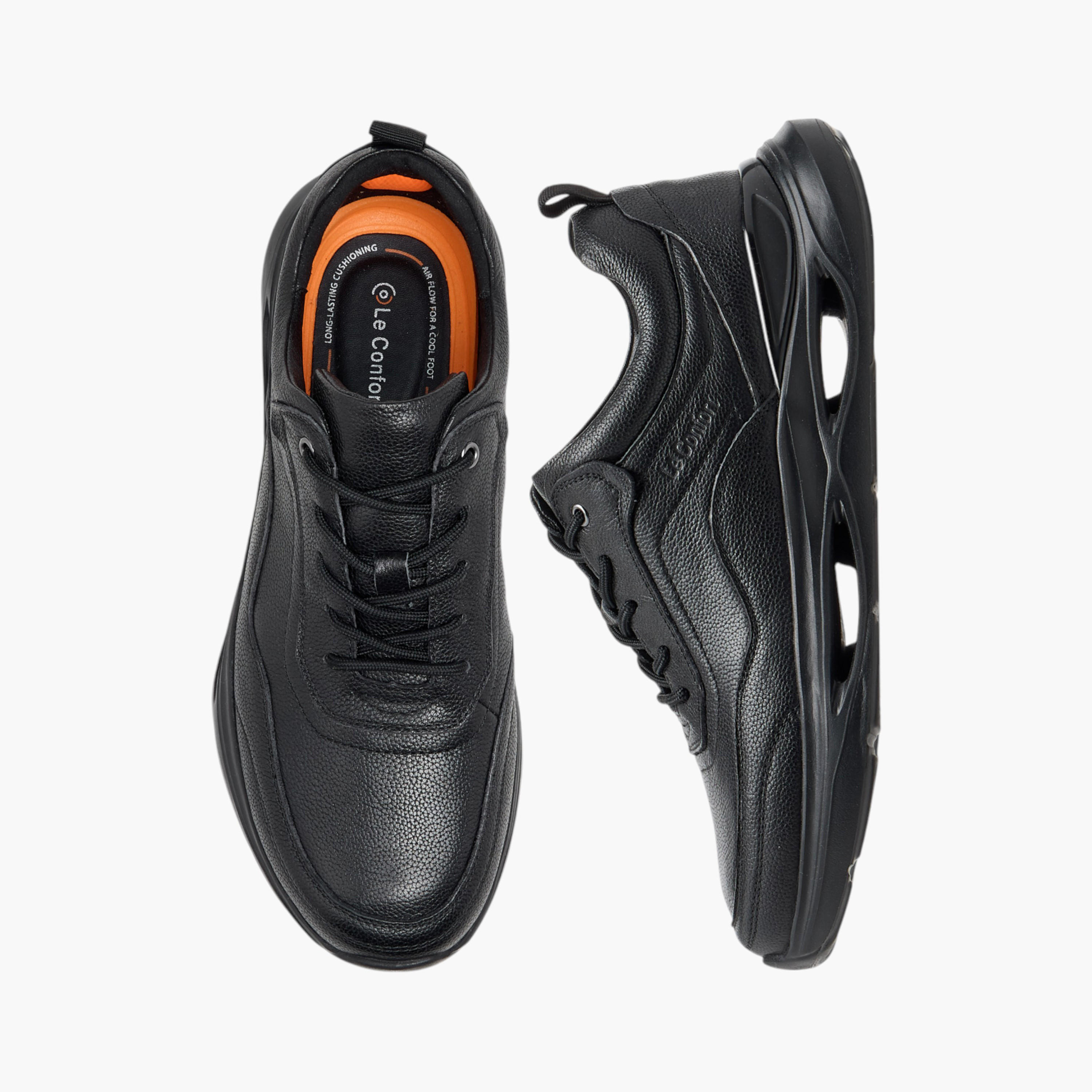 حذاء سنيكرز جلد برباط من لو كونفورت -men-shoes-sneakers-image-1