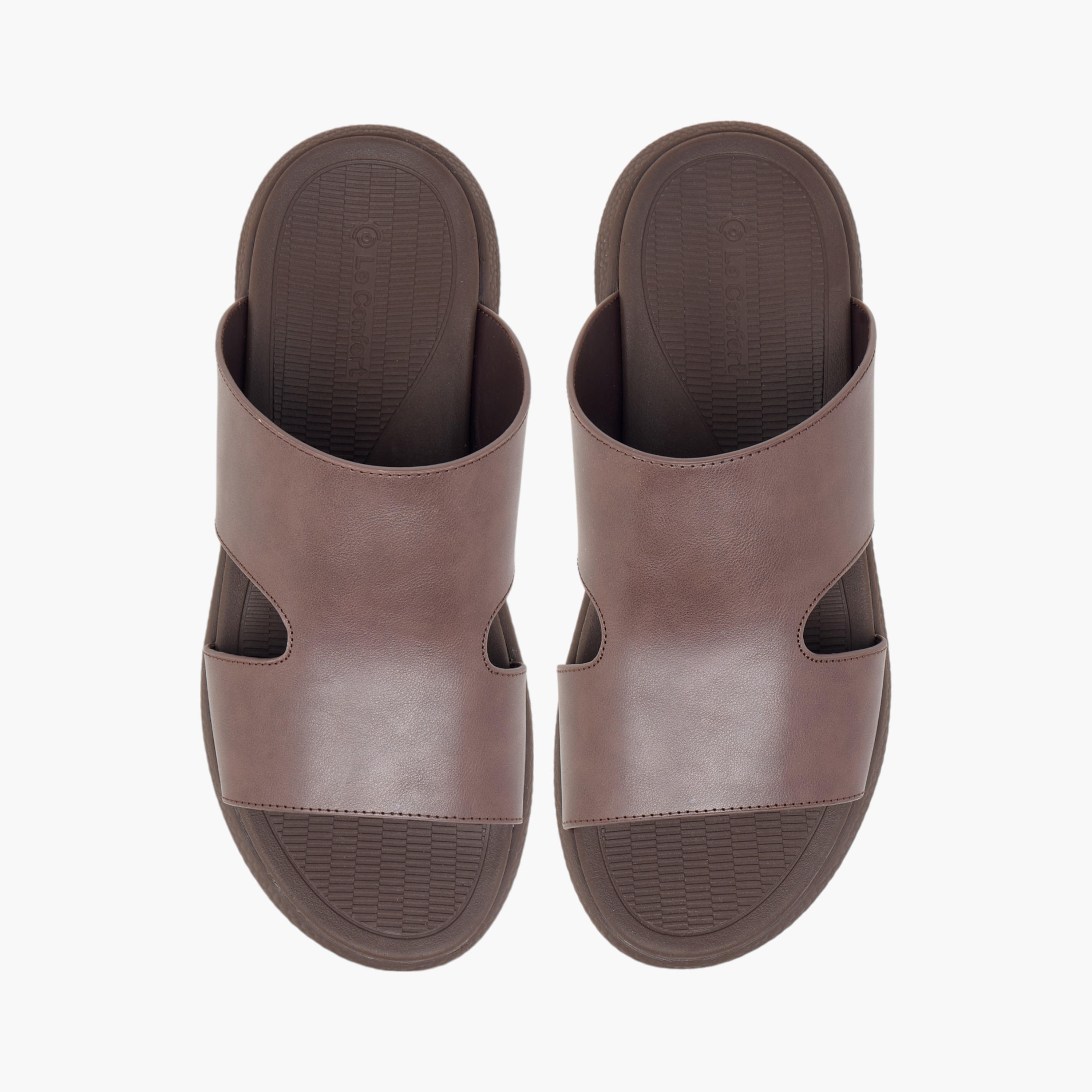 Le Confort Cutout Detail Slip-On Arabic Comfort Sandals-men-shoes-sandals-image-1