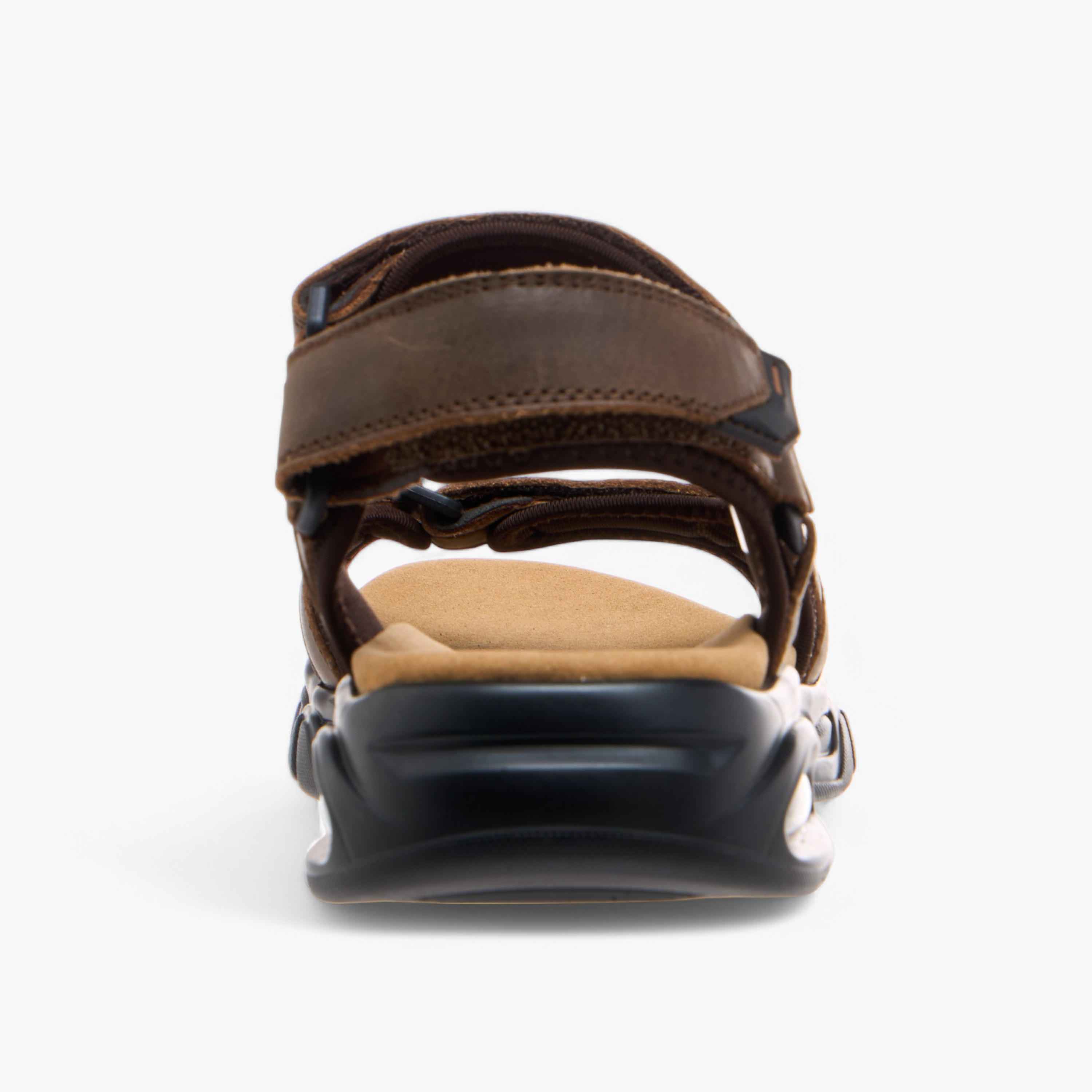 صندل متعدد الأحزمة مريح بشريط إغلاق لاصق وتفاصيل غرز من لو كونفورت-men-shoes-sandals-image-2
