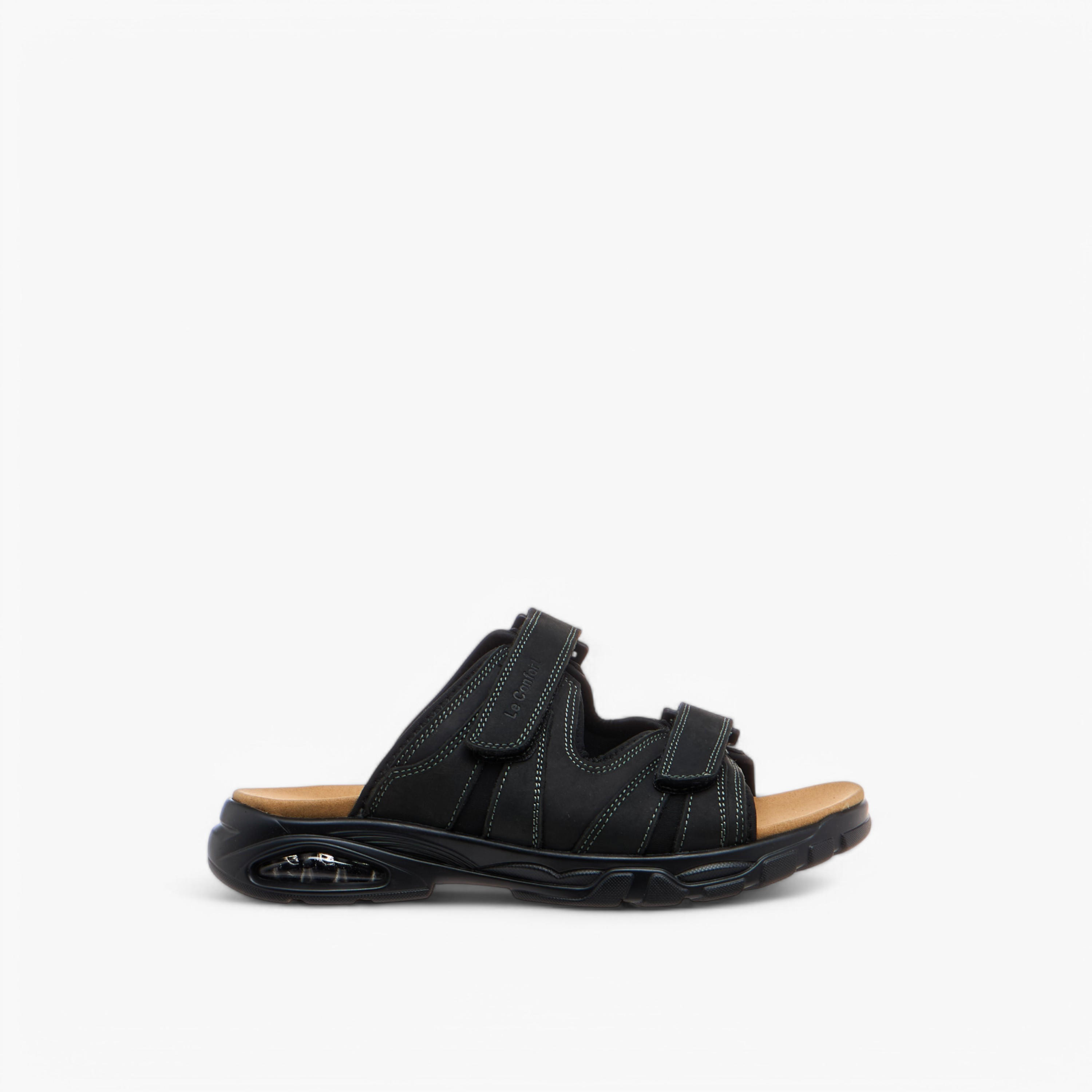 Le Confort Buckle Detail Slip-On Comfort Sandals-men-shoes-sandals-image-2