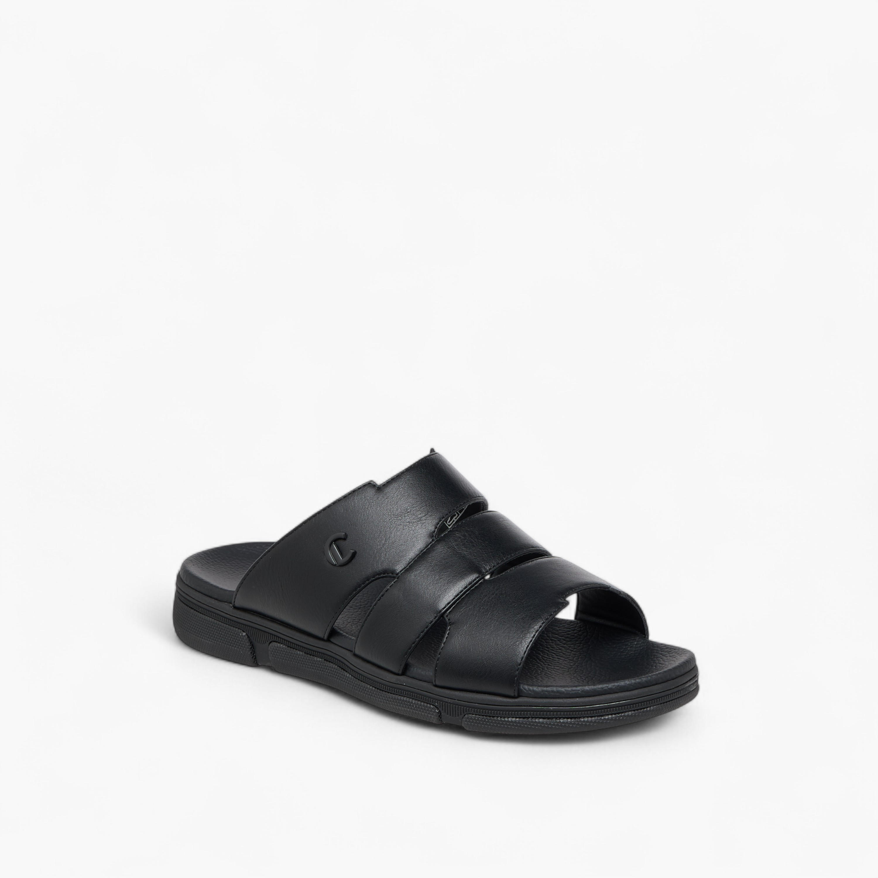 Le Confort Solid Slip-On Comfort Sandals-men-shoes-sandals-image-2