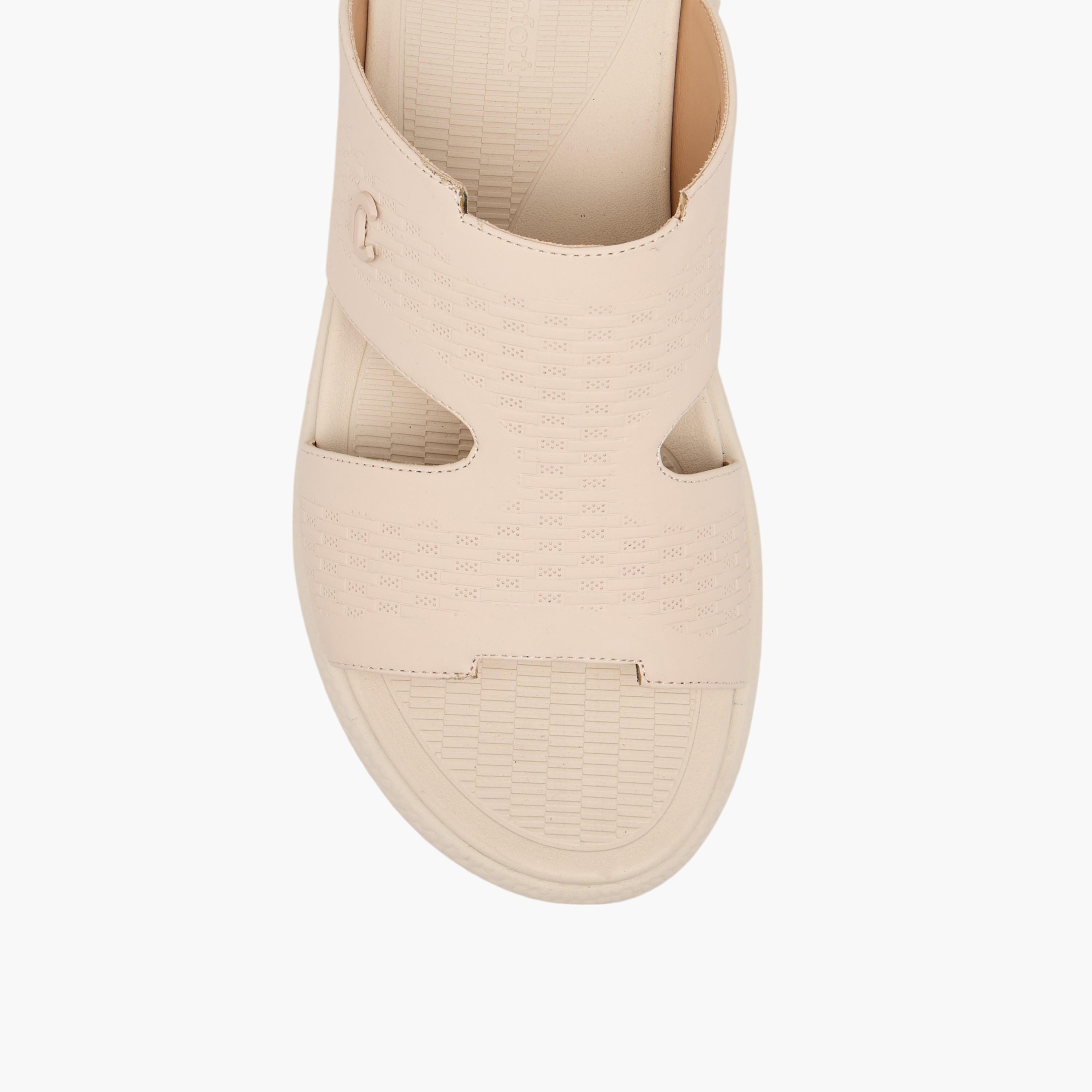 Le Confort Textured Slip-On Comfort Sandals-men-shoes-sandals-image-4