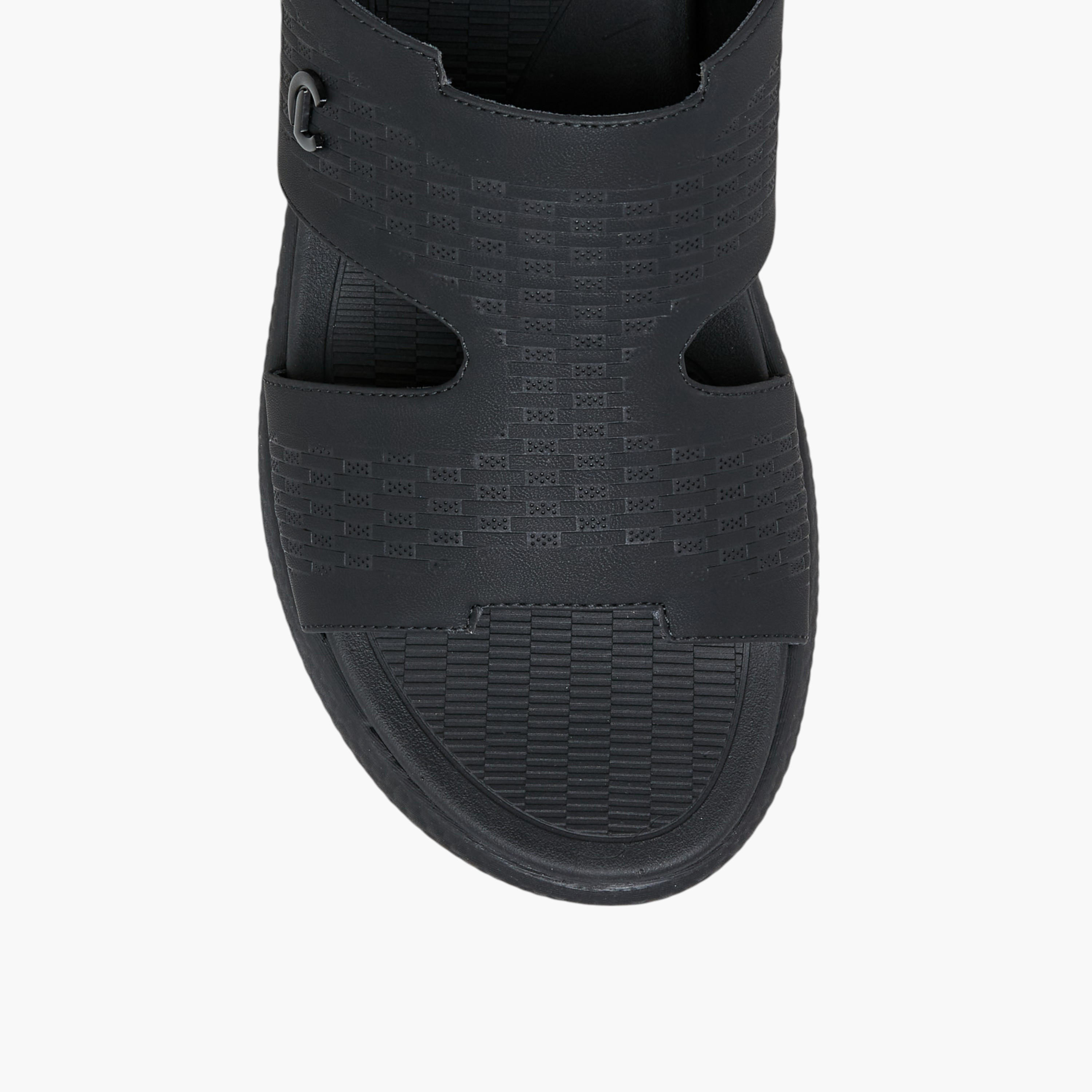 Le Confort Textured Slip-On Comfort Sandals-men-shoes-sandals-image-4