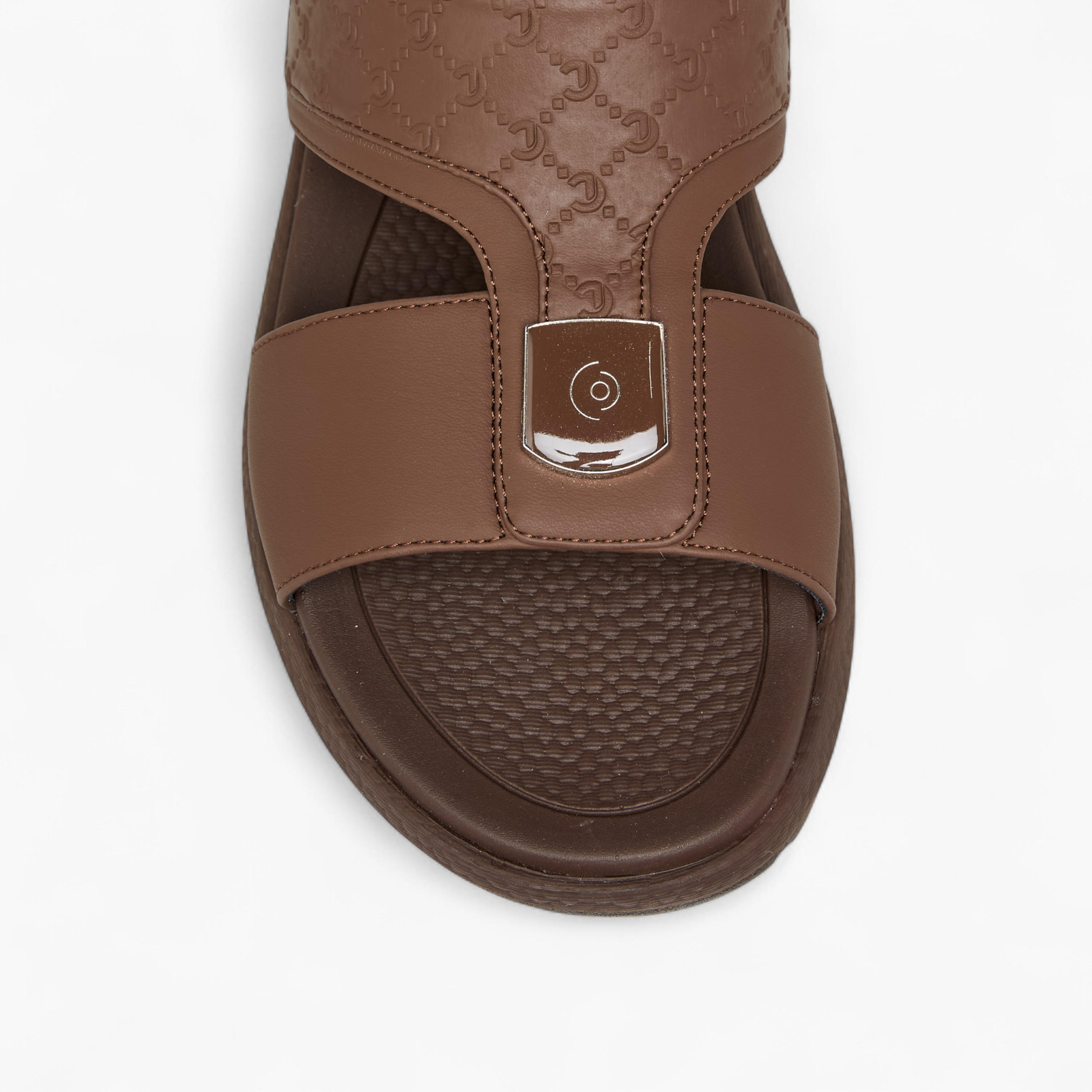 Le Confort Logo Embossed Slip-On Comfort Sandals-men-shoes-sandals-image-3