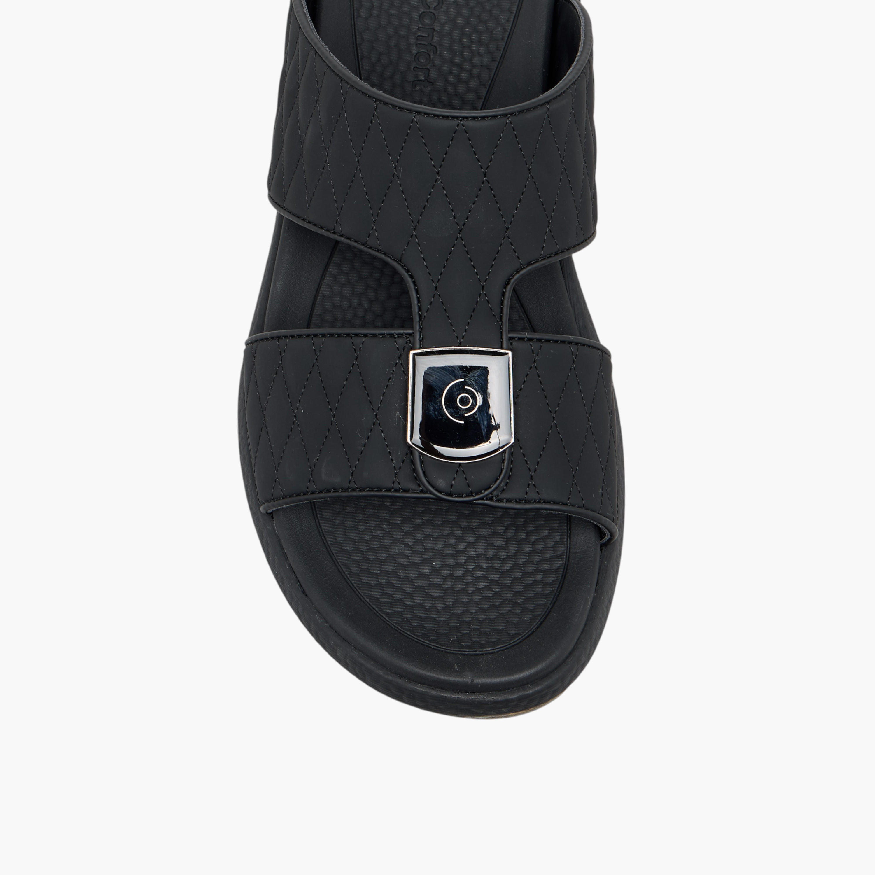 Le Confort Metallic Accent Slip-On Comfort Sandals-men-shoes-sandals-image-5