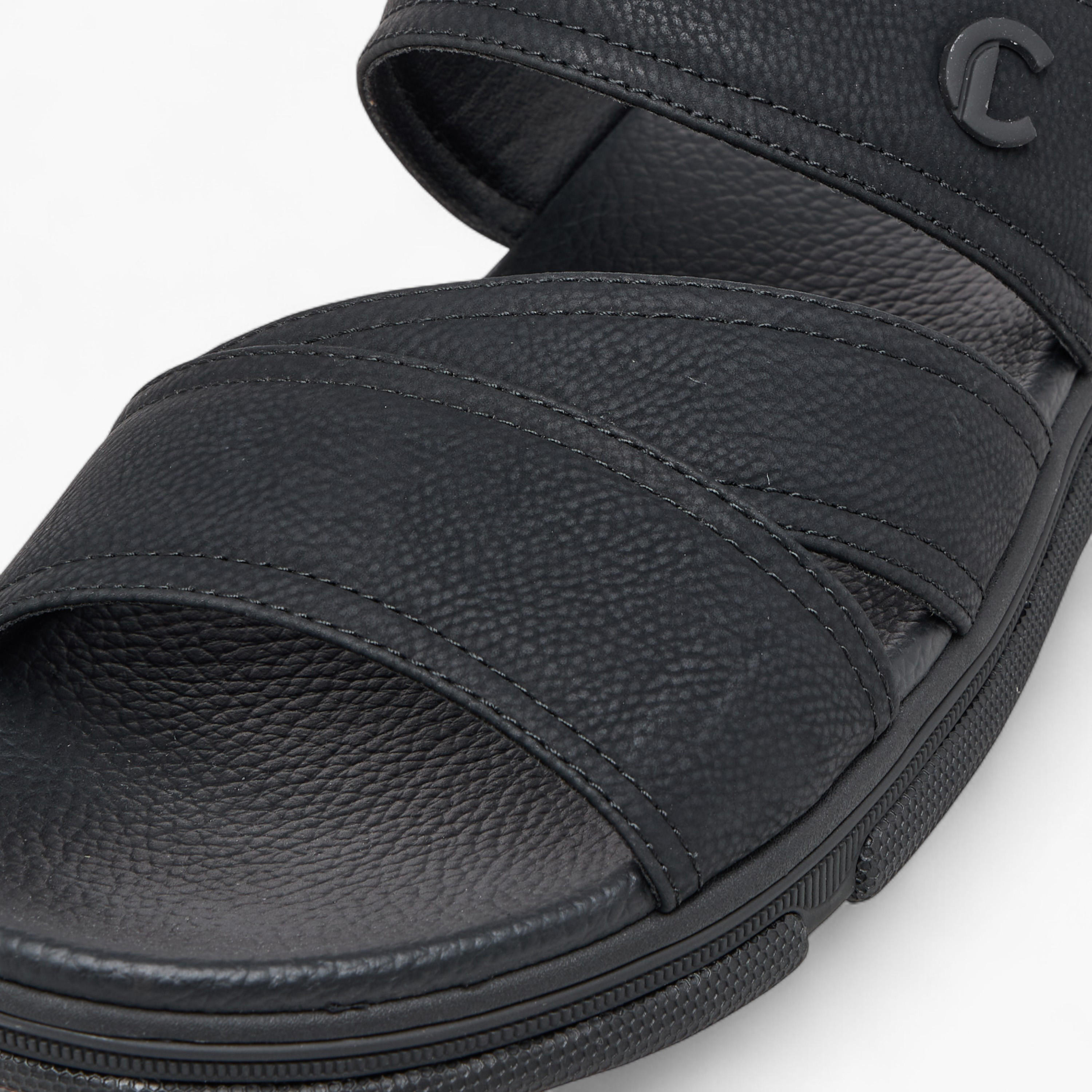 Le Confort Textured Slip-On Comfort Sandals-men-shoes-sandals-image-4