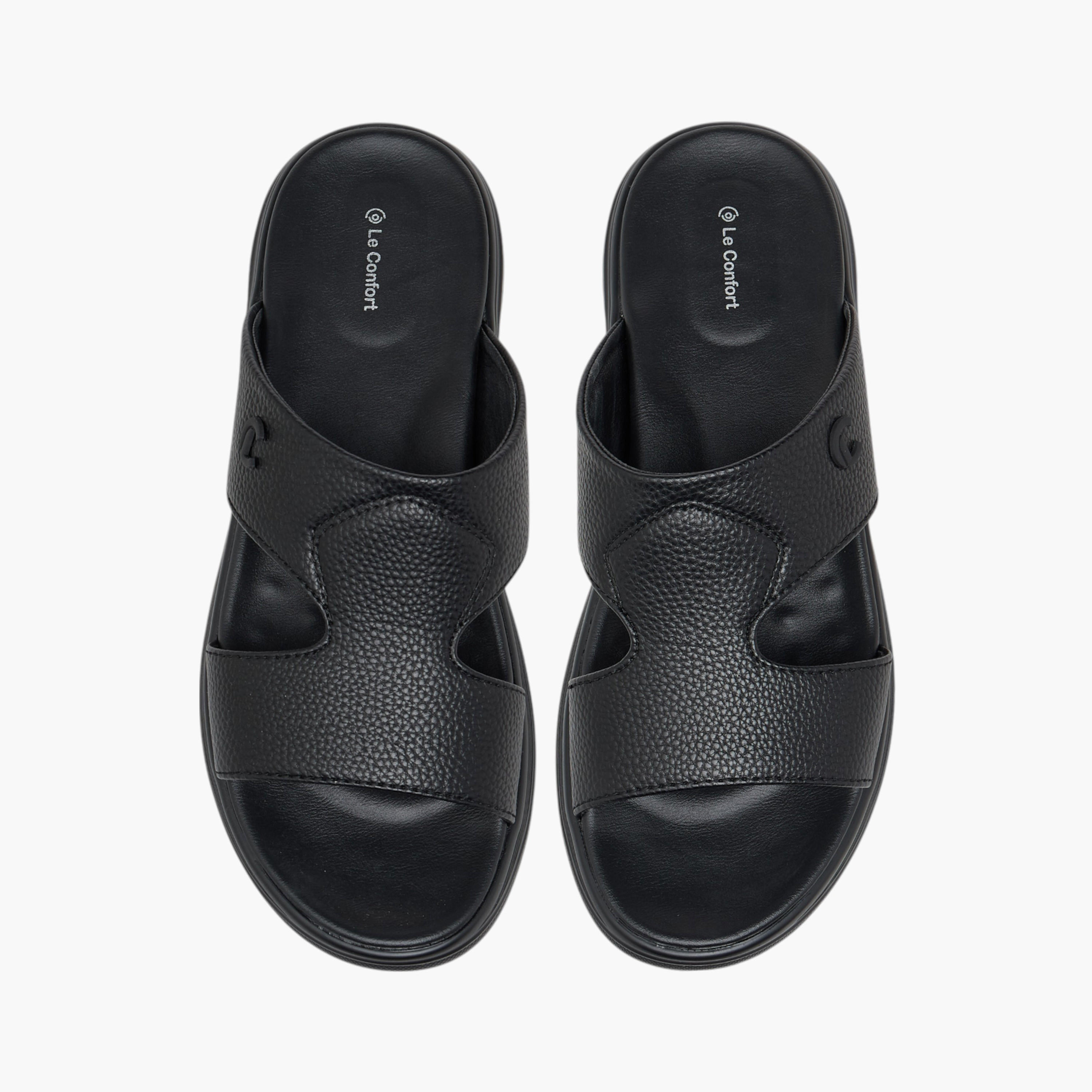 Le Confort Cutout Detail Slip-On Comfort Sandals-men-shoes-sandals-image-1