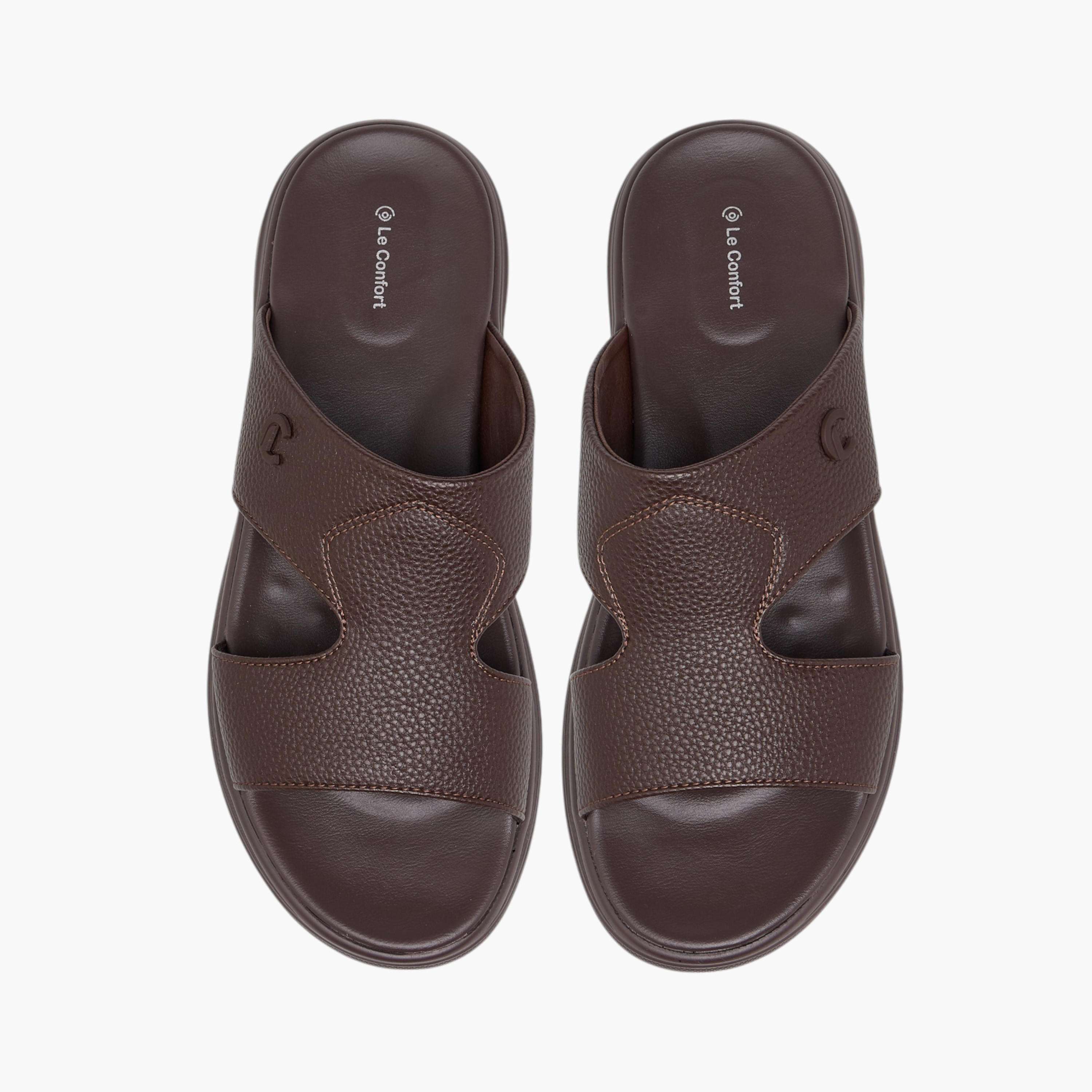 Le Confort Cutout Detail Slip-On Comfort Sandals-men-shoes-sandals-image-1
