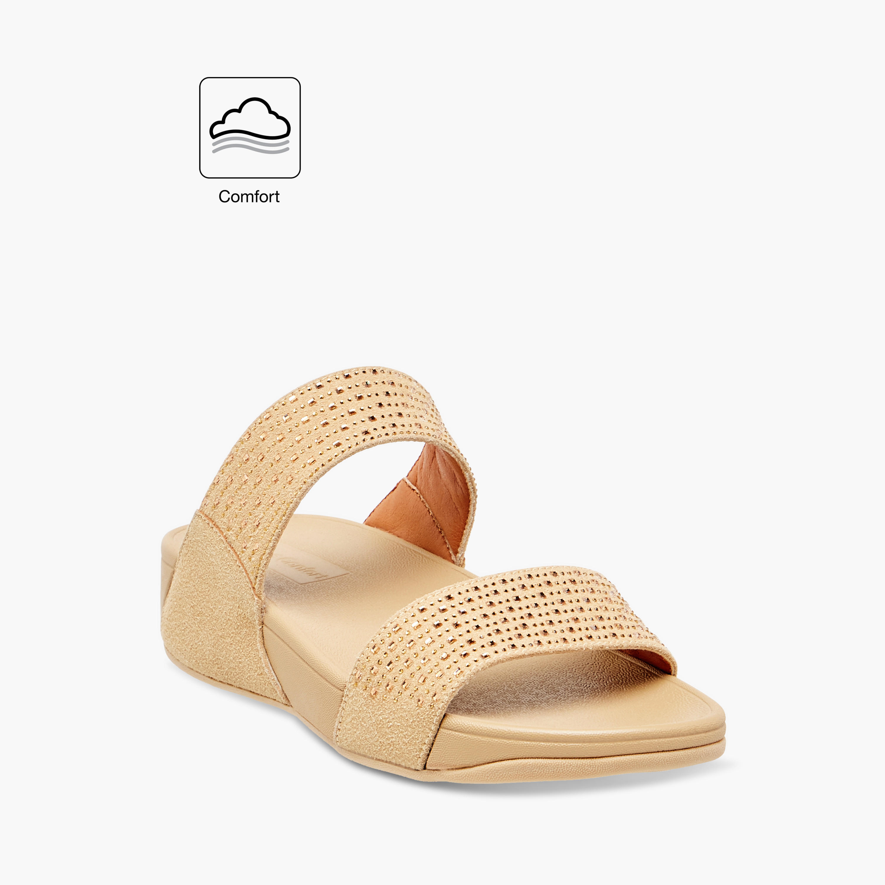 Le Confort Embellished Slip-On Comfort Sandals-women-shoes-flats-sandals-image-2