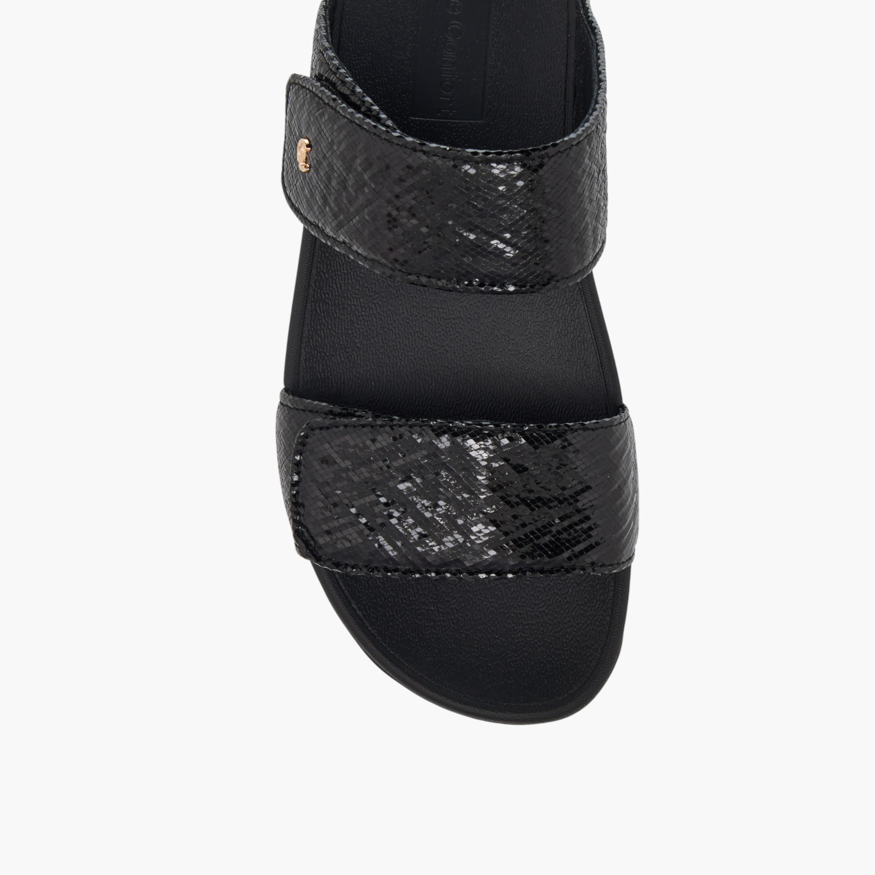 Le Confort Women Hook and Loop Sandals-women-shoes-sandals-heeled-image-4