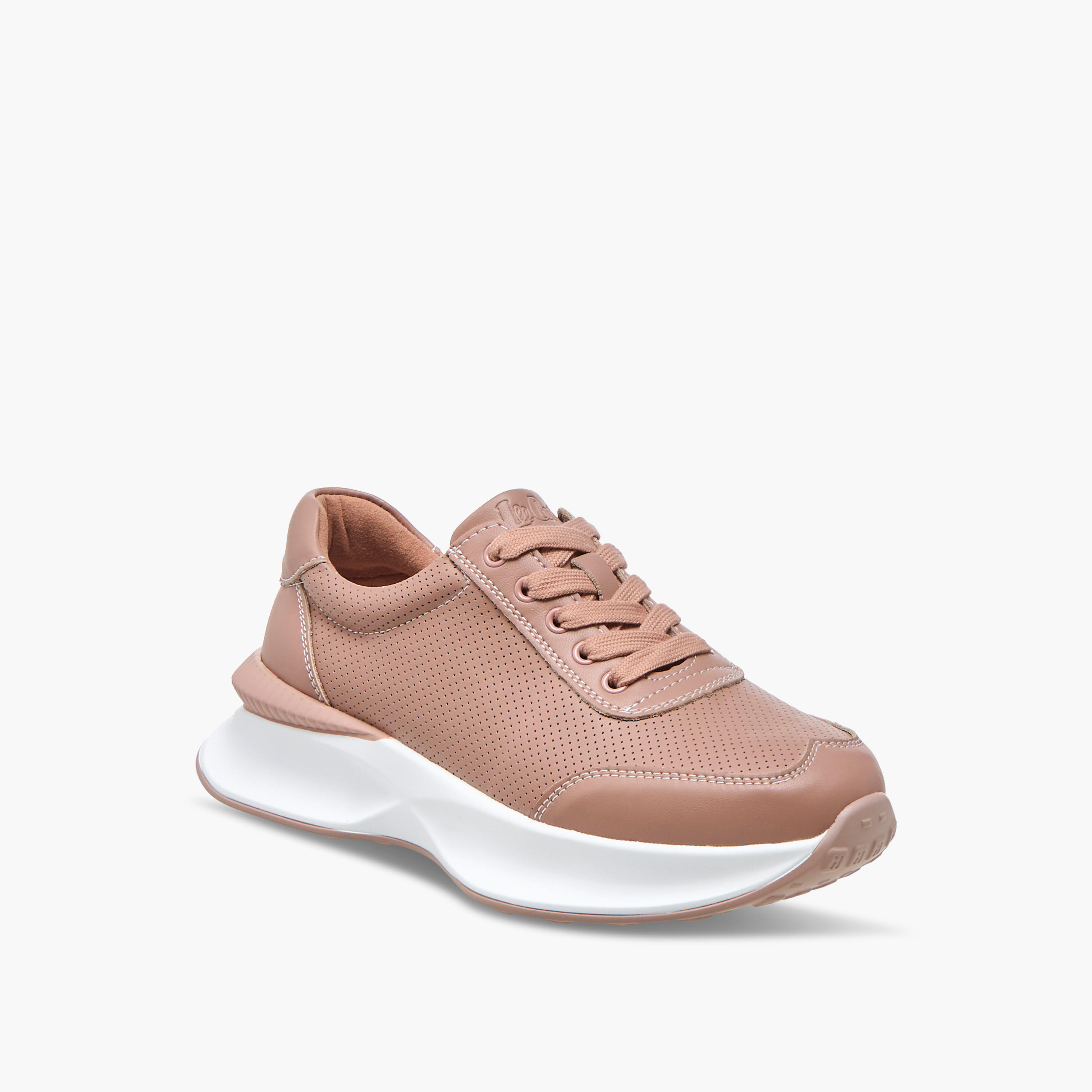 Lee Cooper Women's Textured Lace-Up Sneakers-women-shoes-sneakers-image-2