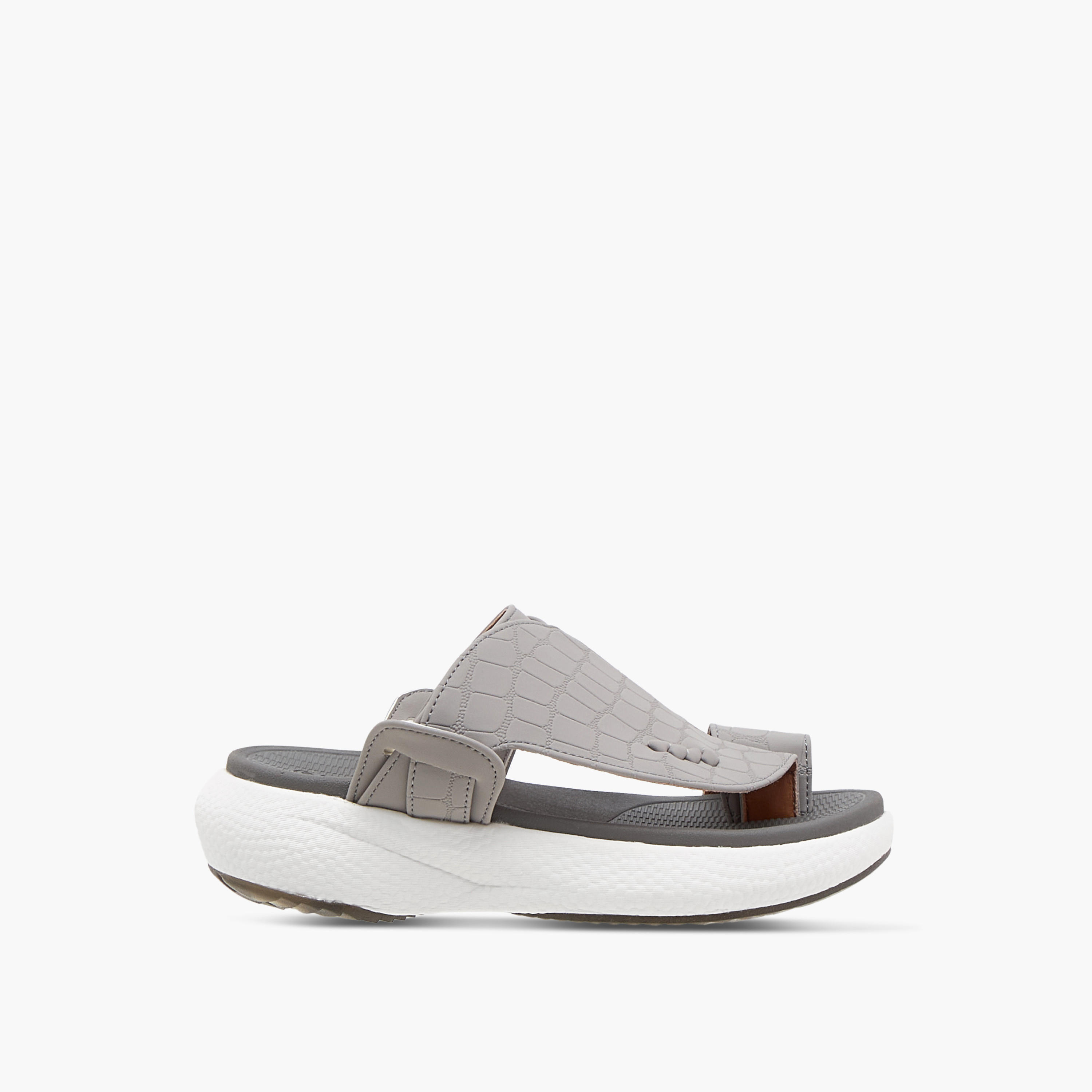Le Confort Textured Comfort Arabic Sandals with Toe Detail-boys-shoes-sandals-image-2