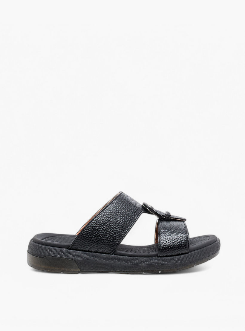 Le Confort Textured Slip-On Comfort Arabic Sandal-boys-shoes-sandals-image-3