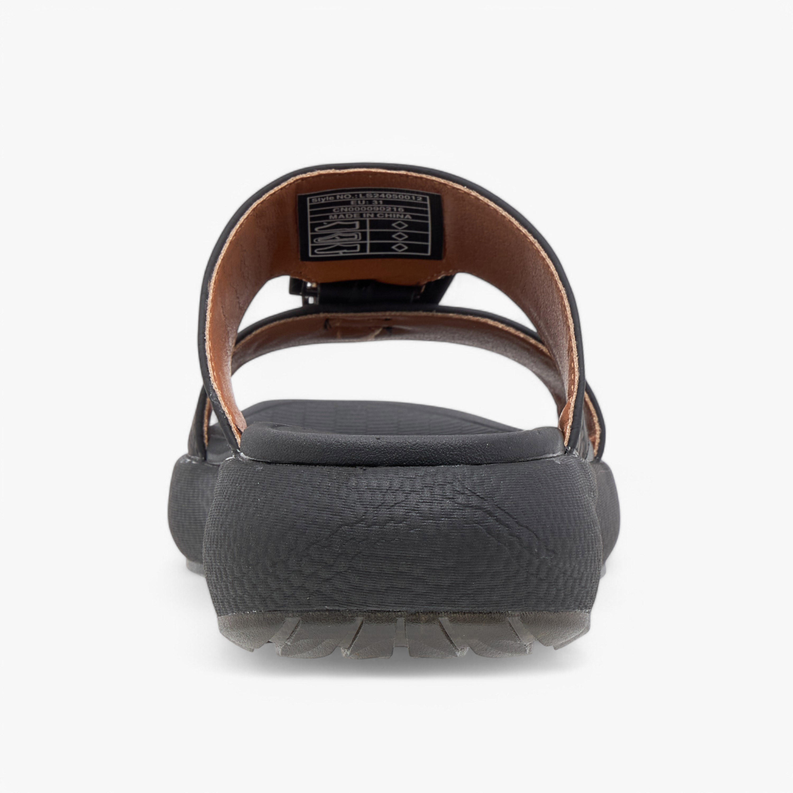 Le Confort Textured Slip-On Comfort Arabic Sandal-boys-shoes-sandals-image-4