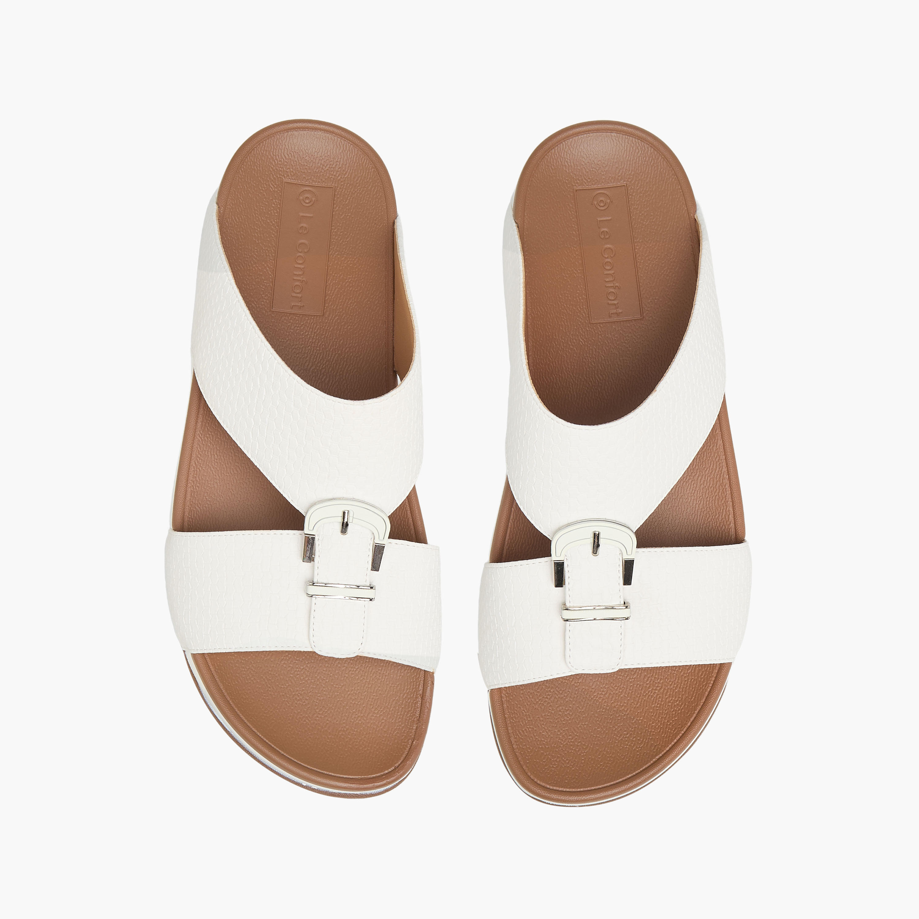 Le Confort Mens Buckle Accent Comfort Sandals-men-shoes-sandals-image-1