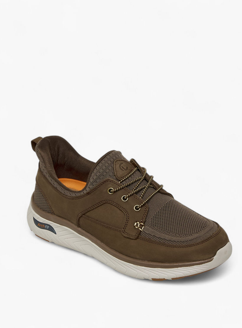 Le Confort Men Panelled Genuine Leather Slip-On Loafers-men-shoes-loafersandmoccasins-image-2