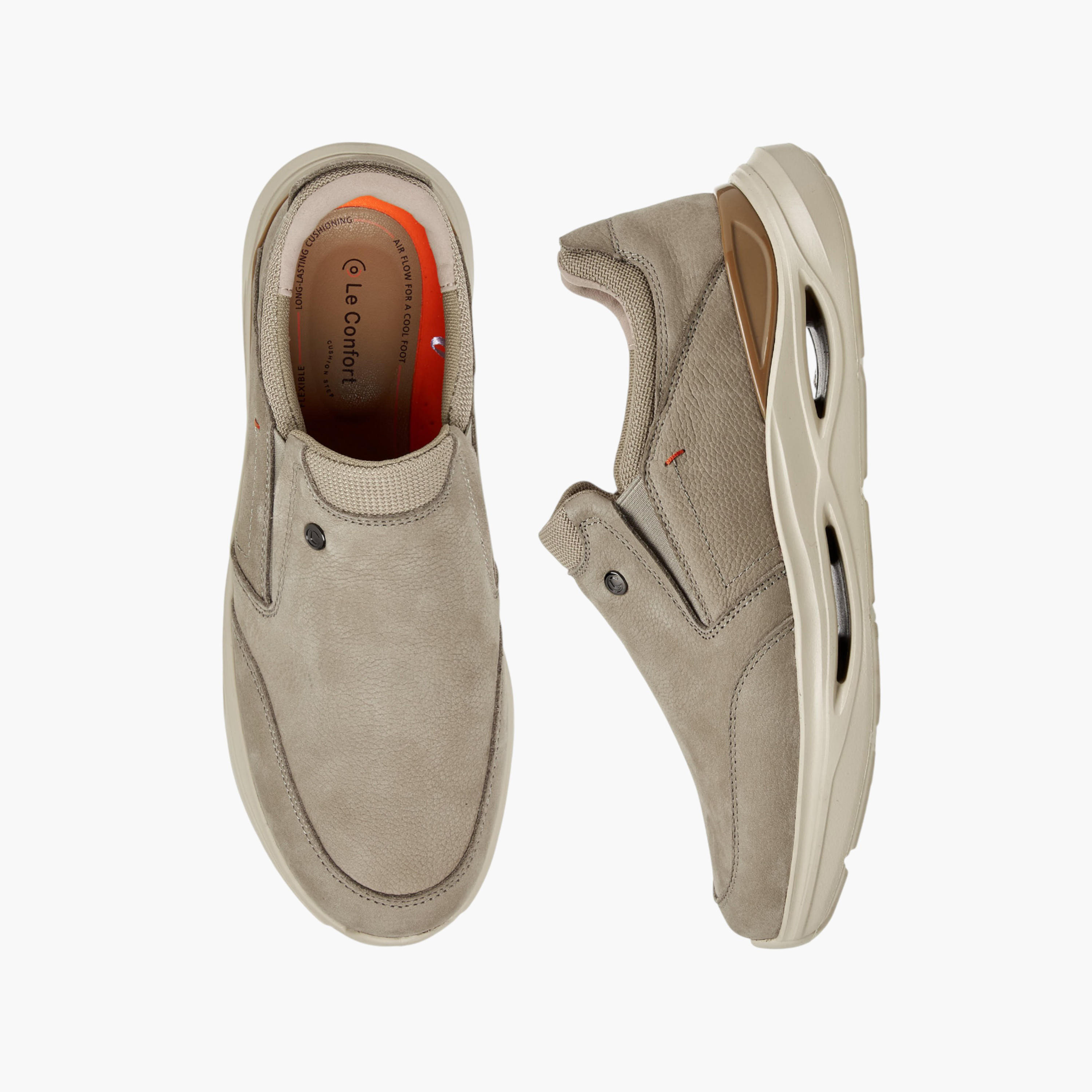 Le Confort Men Genuine Leather Slip-On Loafers-men-shoes-loafersandmoccasins-image-1