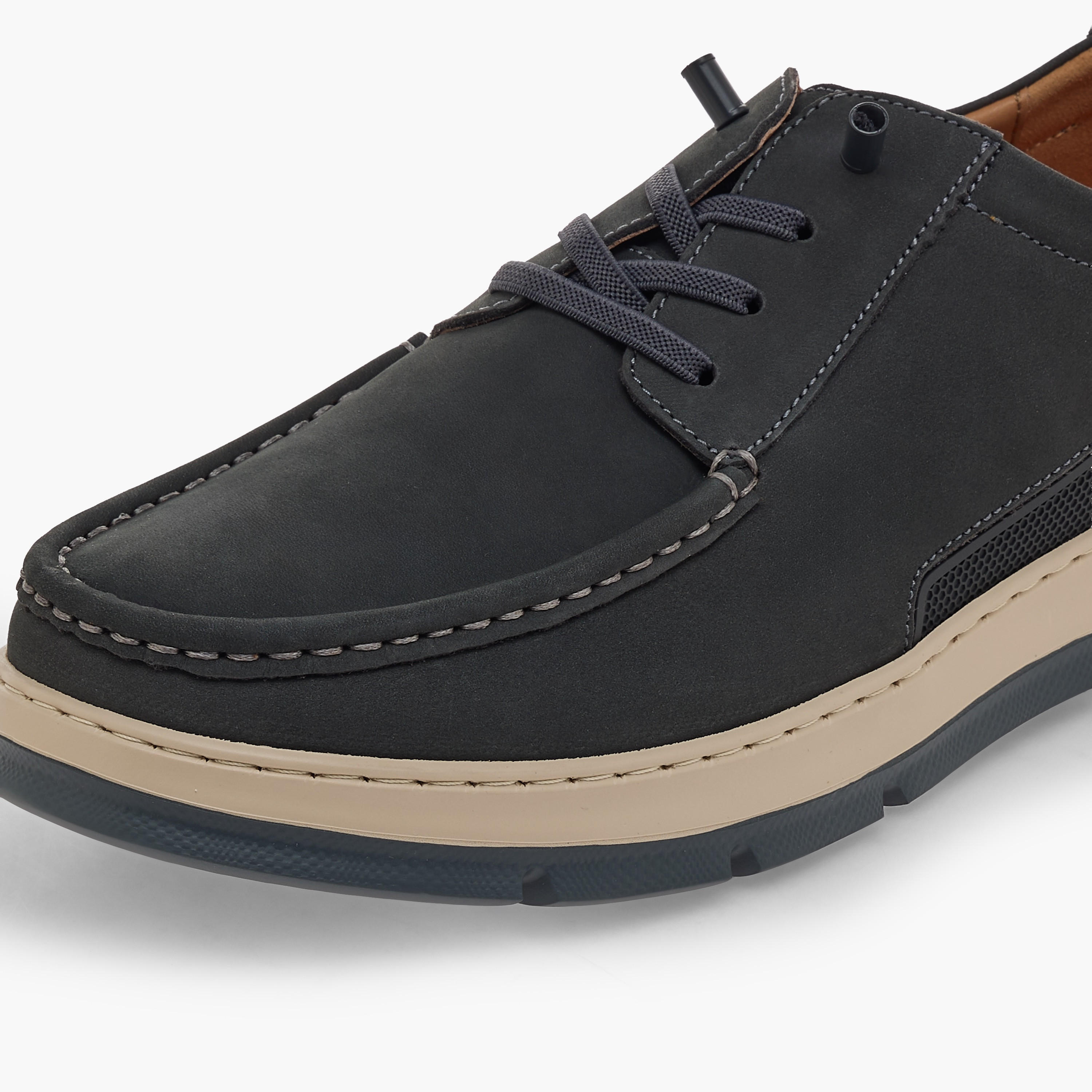 حذاء ديربي جلد سهل الارتداء للرجال من لو كونفورت-men-shoes-formalshoes-image-7
