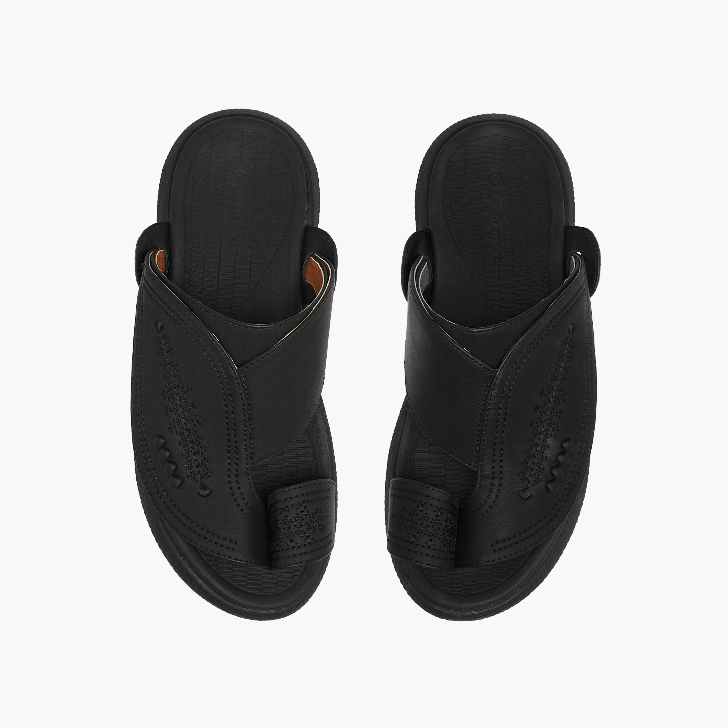 Le Confort Men Embroidered Arabic Sandals-men-shoes-sandals-image-1