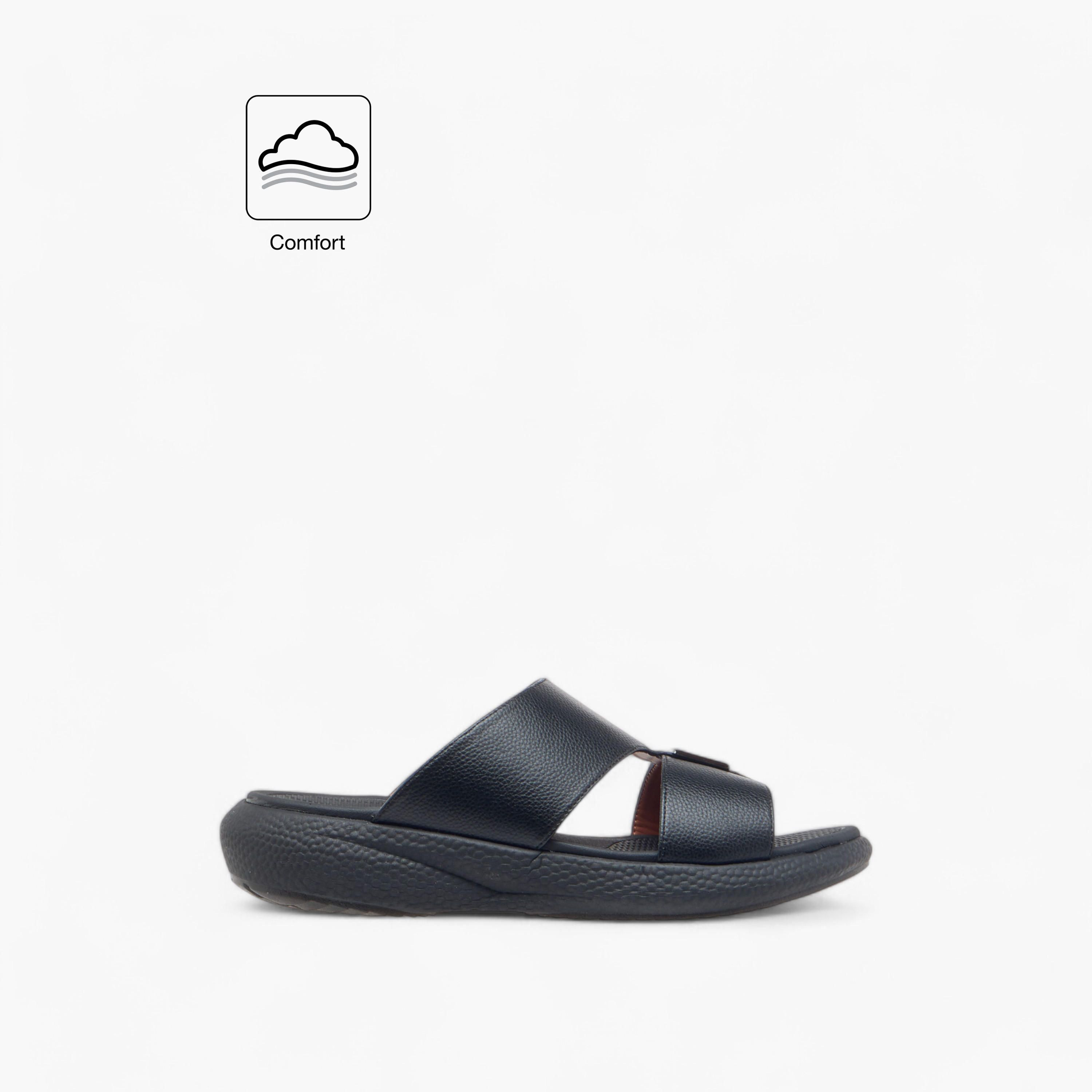 Le Confort Cutout Detail Slip-On Arabic Comfort Sandals-men-shoes-sandals-image-2