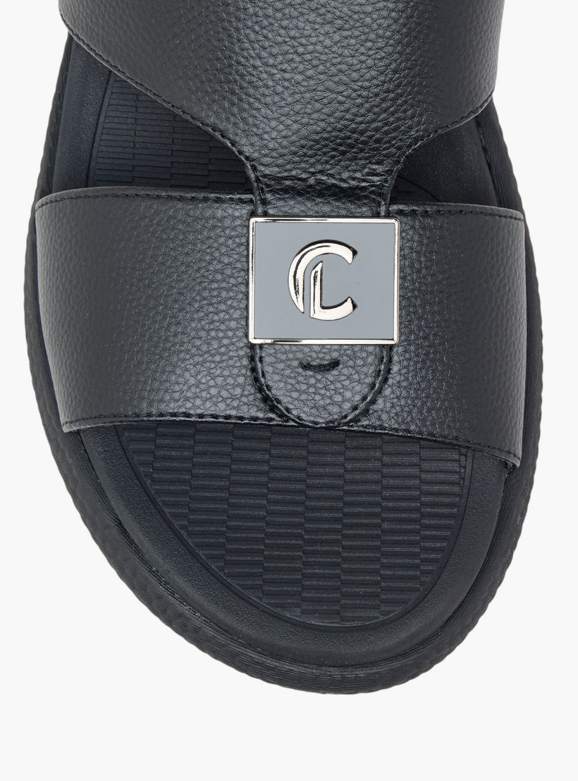 Le Confort Cutout Detail Slip-On Arabic Comfort Sandals-men-shoes-sandals-image-3