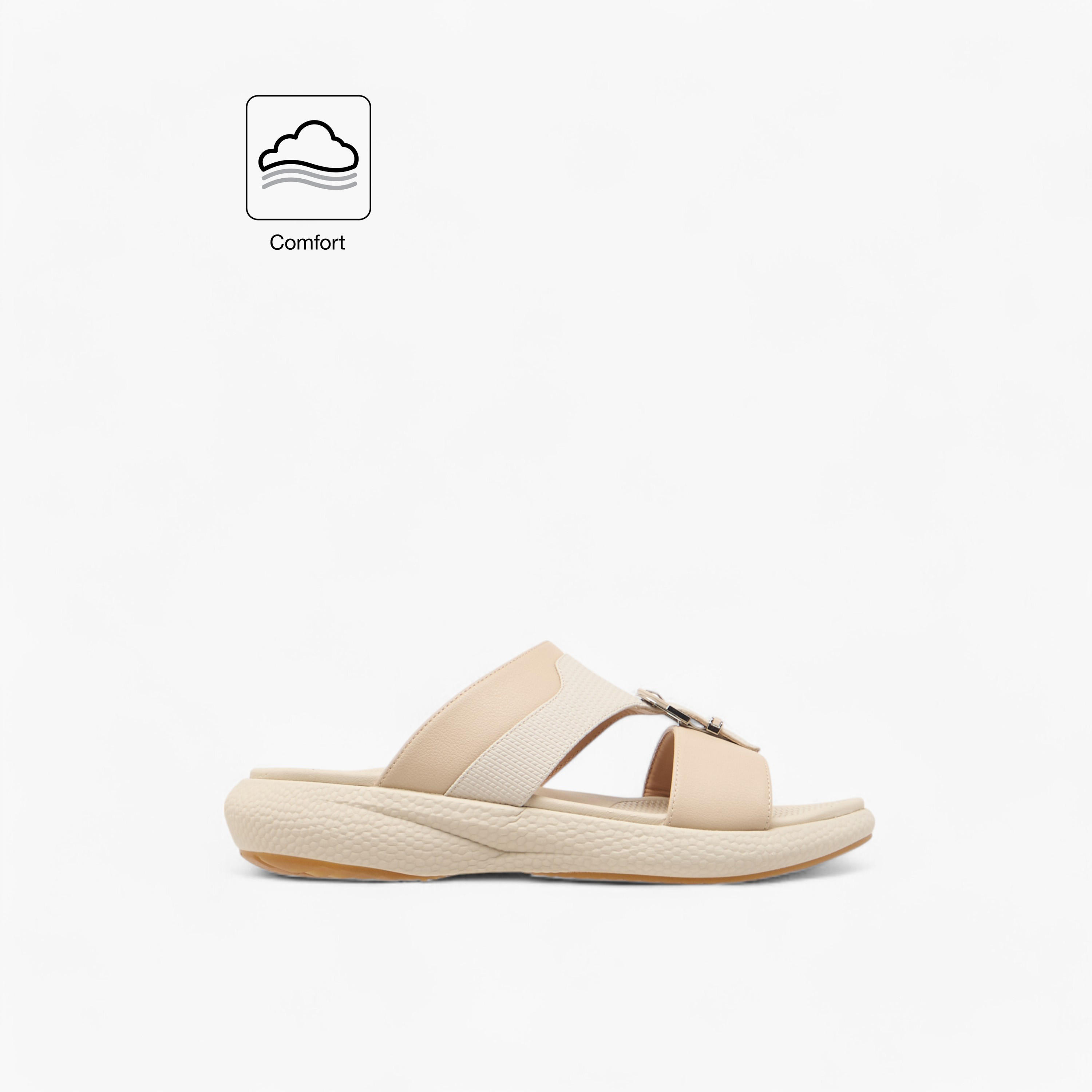 Le Confort Buckle Accent Slip-On Arabic Comfort Sandals-men-shoes-sandals-image-2