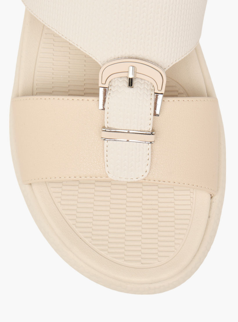 Le Confort Buckle Accent Slip-On Arabic Comfort Sandals-men-shoes-sandals-image-3