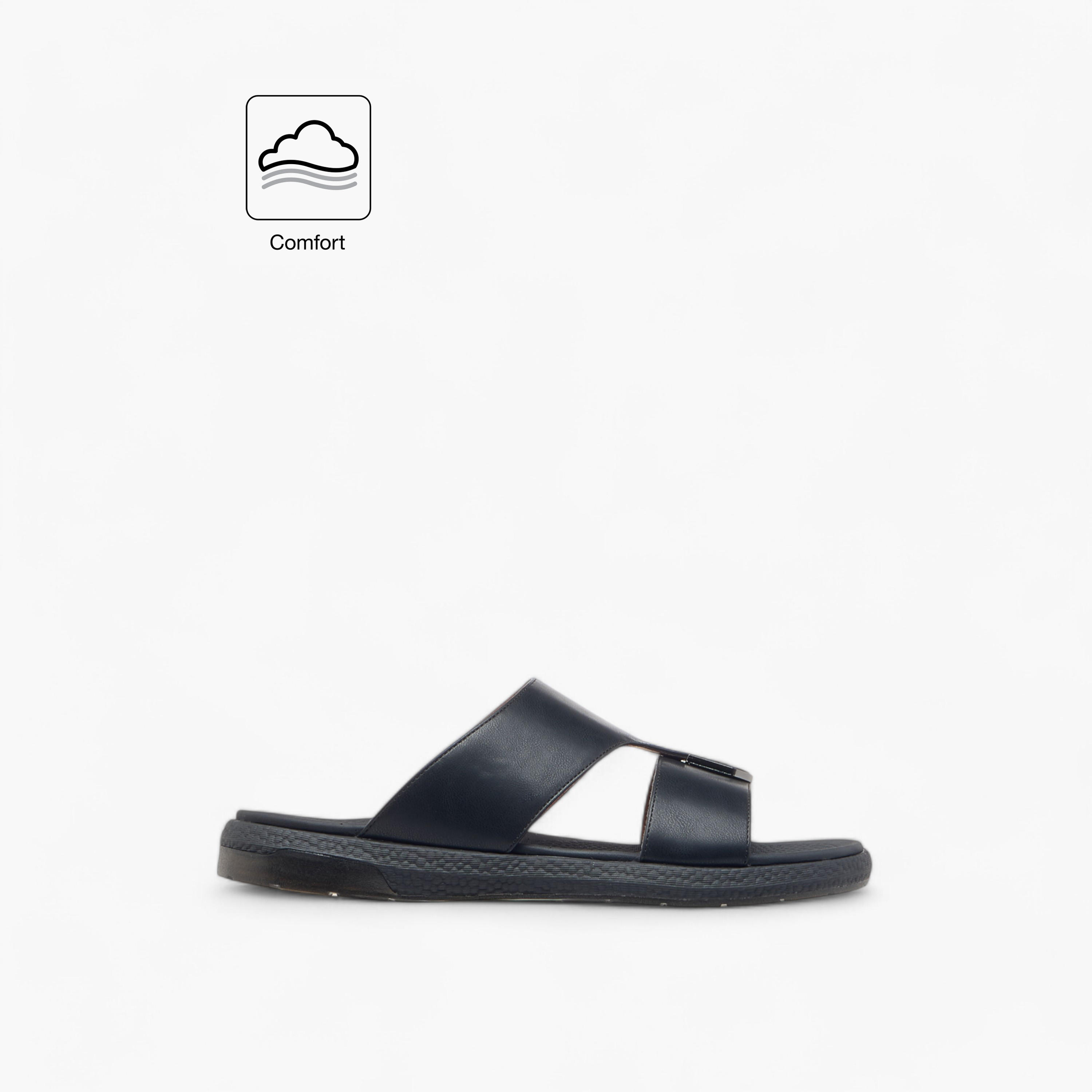 Le Confort Cutout Detail Slip-On Arabic Comfort Sandals-men-shoes-sandals-image-2