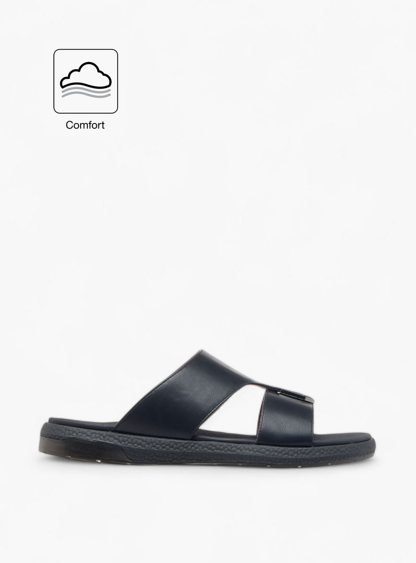 Le Confort Cutout Detail Slip-On Arabic Comfort Sandals-men-shoes-sandals-image-2