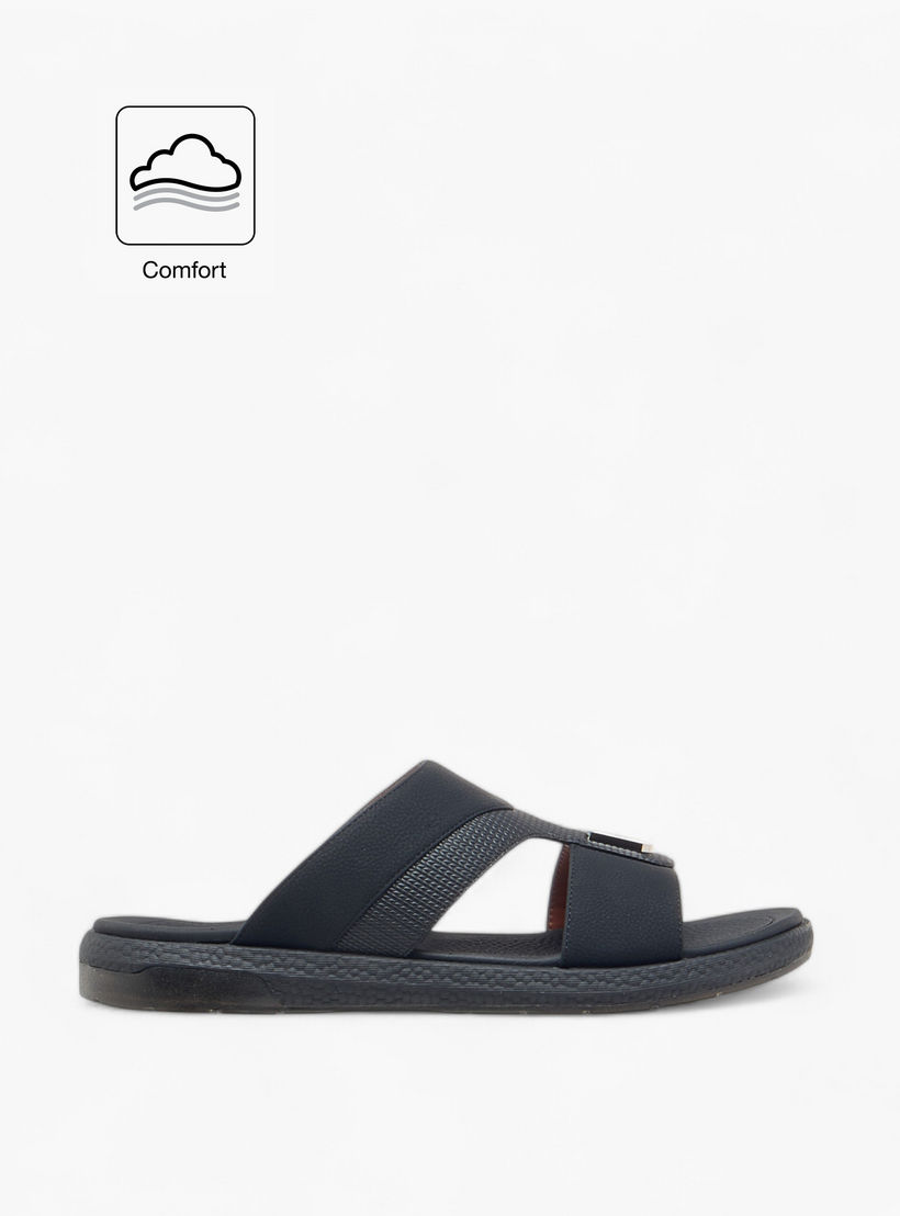 Le Confort Cutout Detail Slip-On Arabic Comfort Sandals-men-shoes-sandals-image-2
