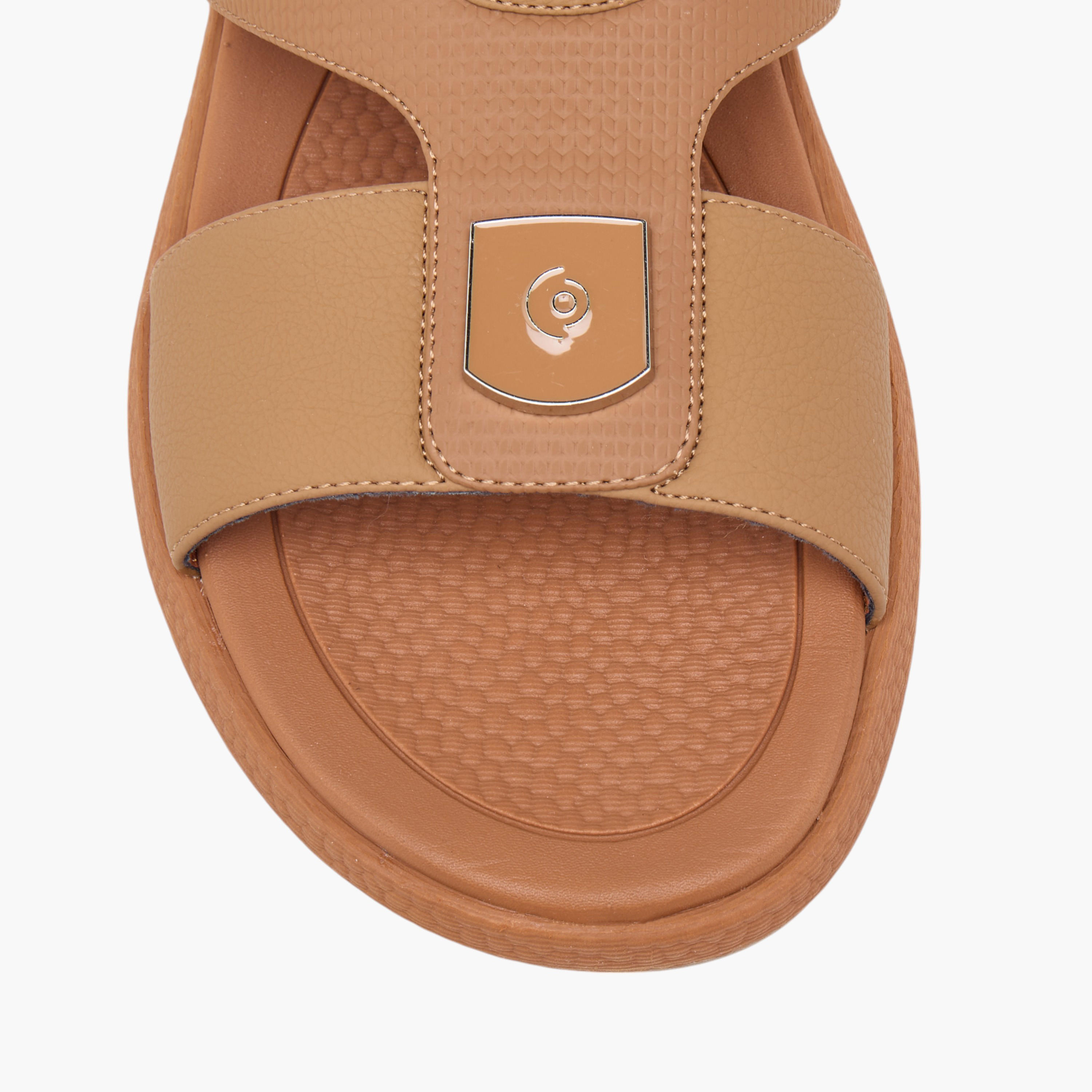 Le Confort Cutout Detail Slip-On Arabic Comfort Sandals-men-shoes-sandals-image-3