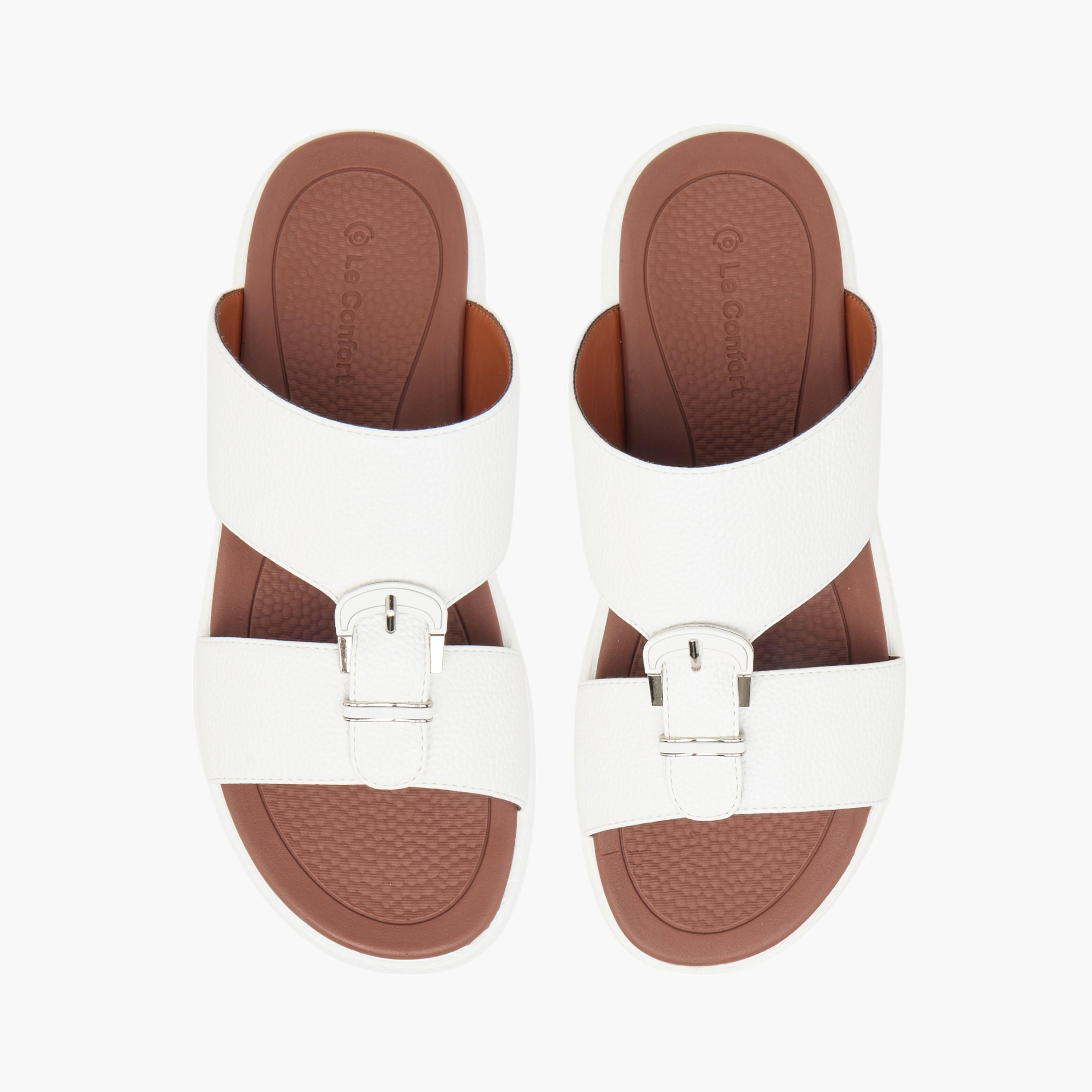Le Confort Buckle Detail Slip-On Arabic Comfort Sandals-men-shoes-sandals-image-1